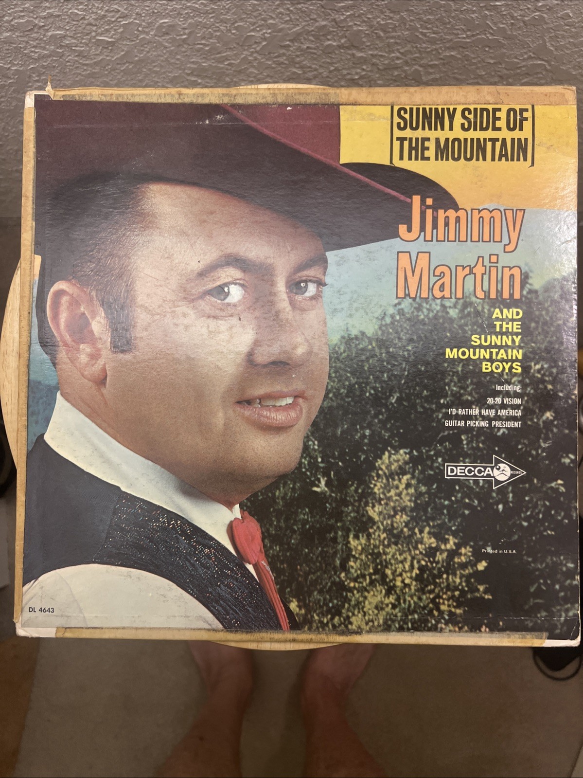 Jimmy Martin & The Sunny Mountain Boys - Sunny Side Of The Mountain Autographed