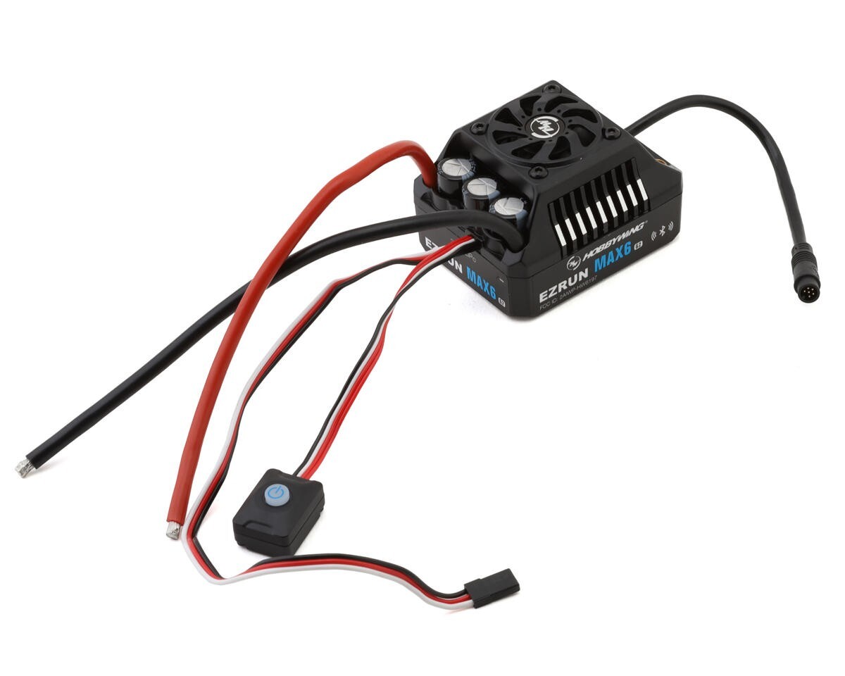 Hobbywing EZRun MAX6 G2 1/6 Waterproof Sensored Brushless ESC HWI30105100