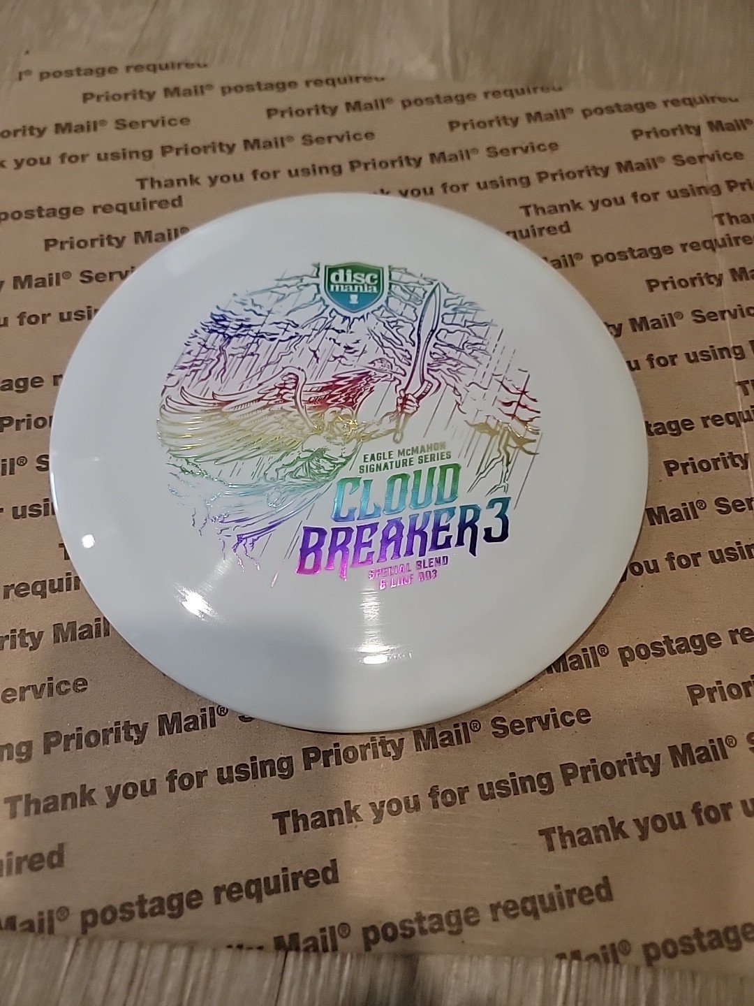 NEW Discmania Cloud Breaker 3 Gray 175G SIGNATURE SERIES SPECIAL BLEND