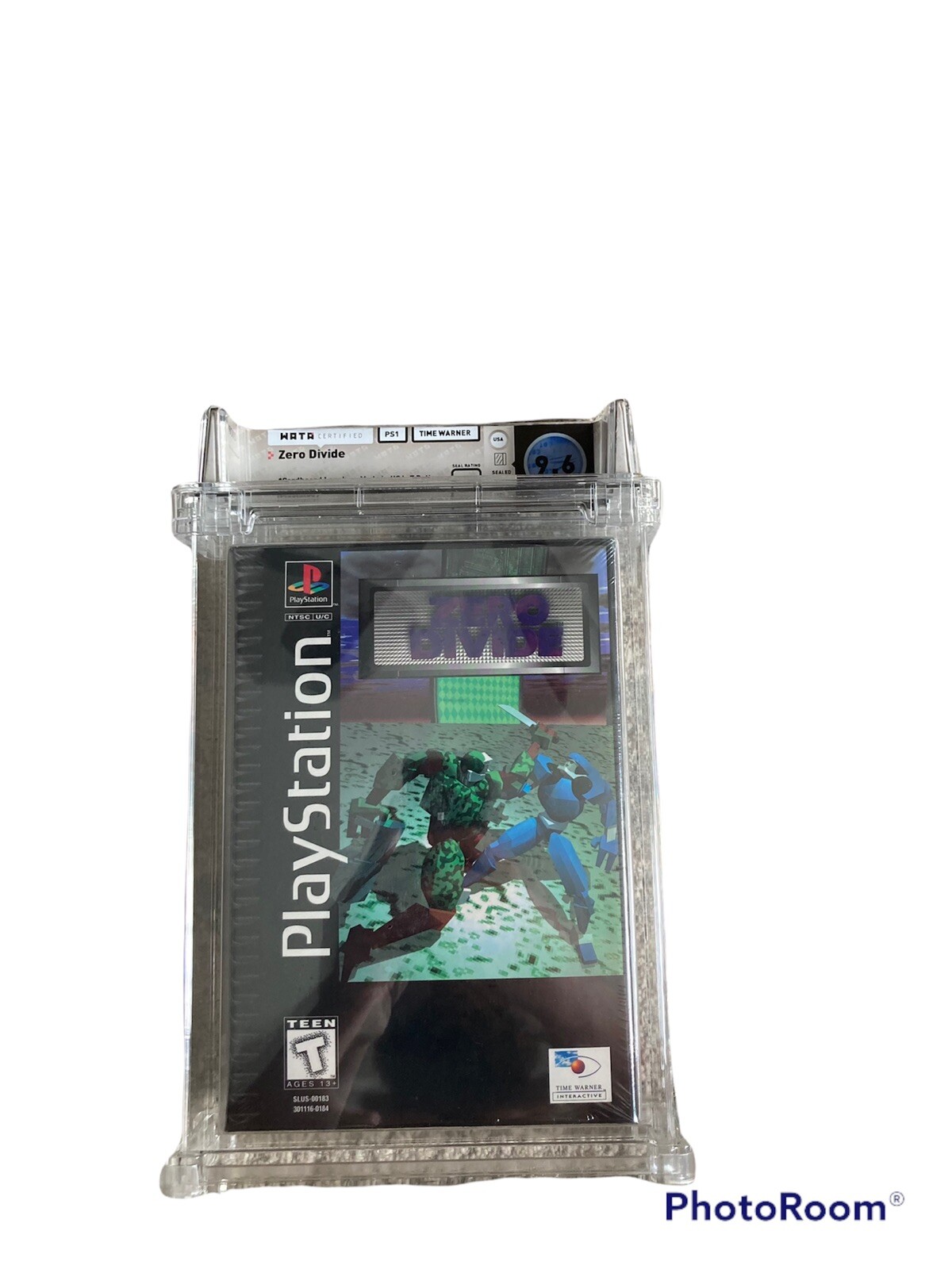 1995 Zero Divide Sony Playstation 1 Longbox New Sealed WATA 9.6 Seal A++ PS1