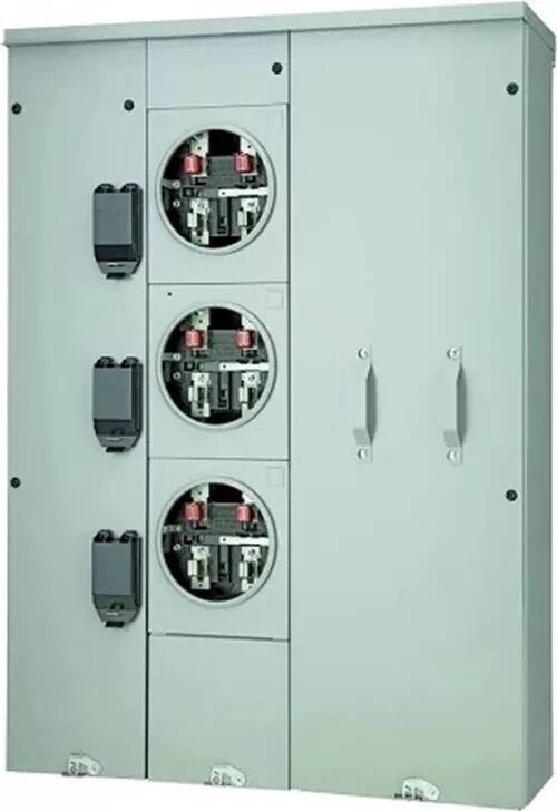 Siemens WP3311RJ 300 Amp 1-Phase 3-Wire Overhead  Meter Center RINGLESS