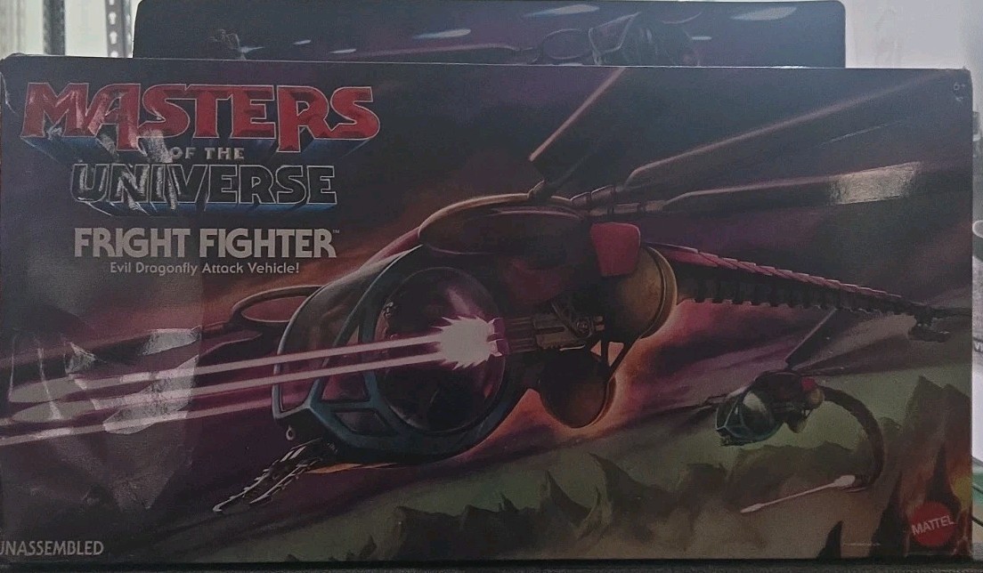 NIB Masters of the Universe 2026 Movie Origins FRIGHT FIGHTER Vehicle Box Wear NIB Masters of the Universe 2026 Movie Origins FRIGHT FIGHTER Vehicle Box Wear