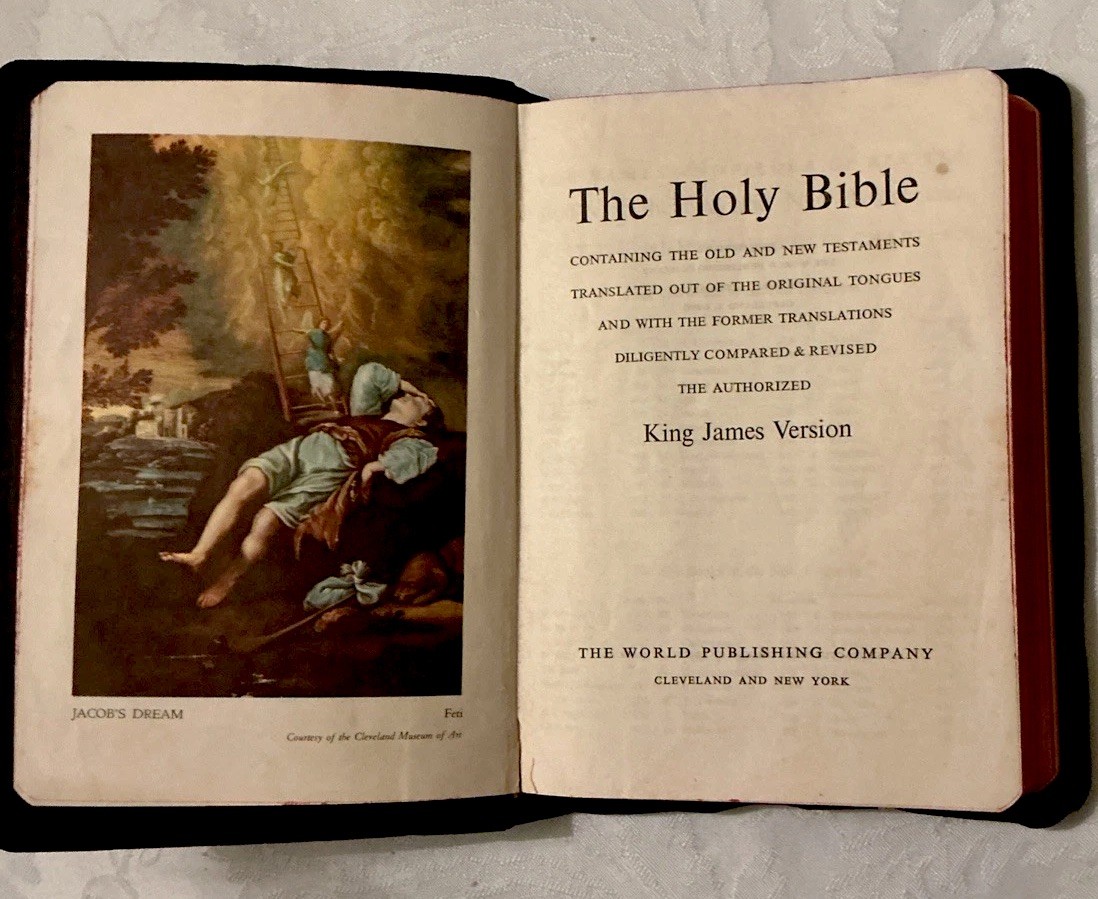 Vintage 1954-56 Holy Bible King James Version World Publishing Company Vintage 1954-56 Holy Bible King James Version World Publishing Company