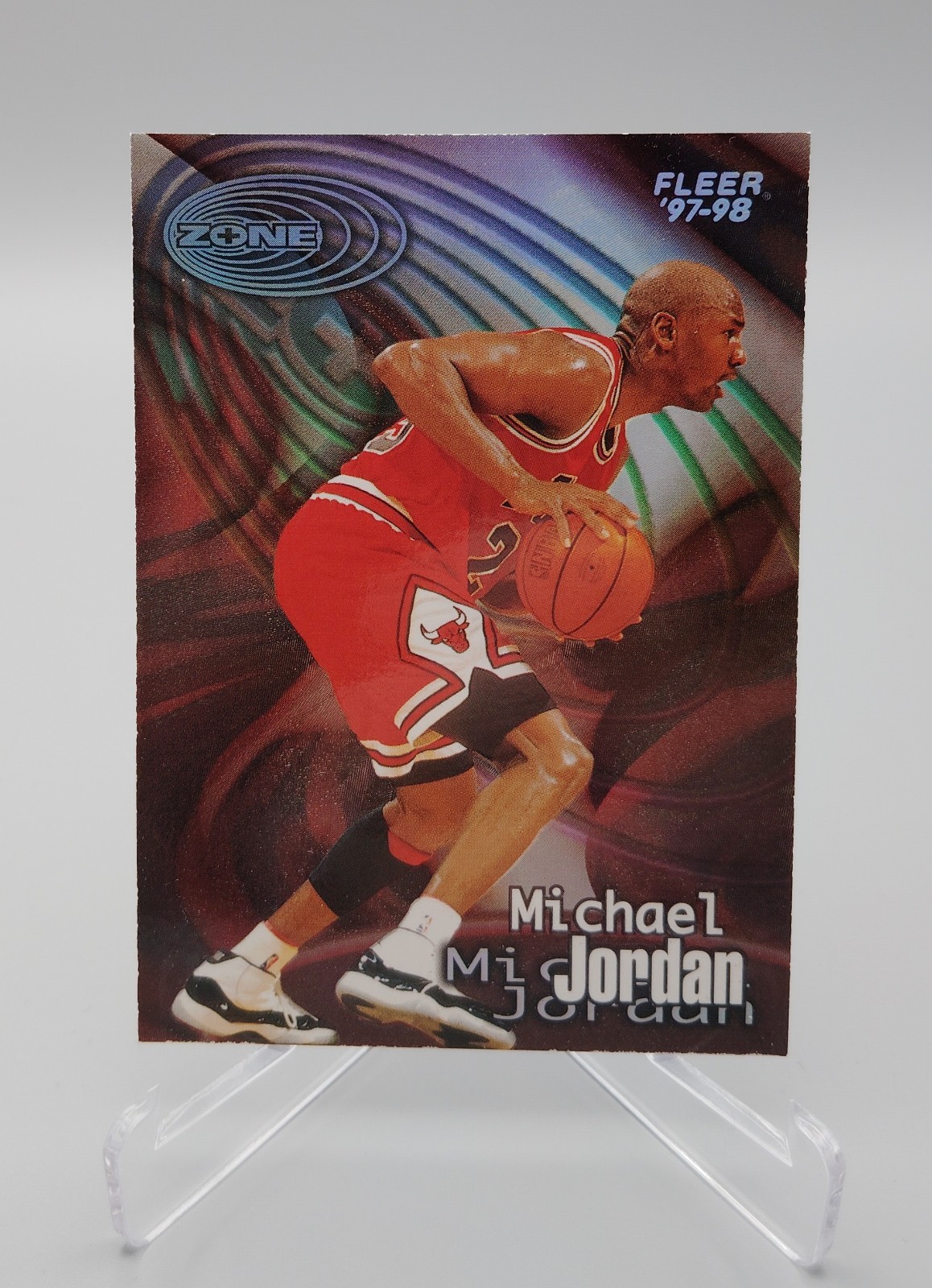 1997-98 Fleer Michael Jordan Zone Insert #10 of 15 Z Chicago Bulls