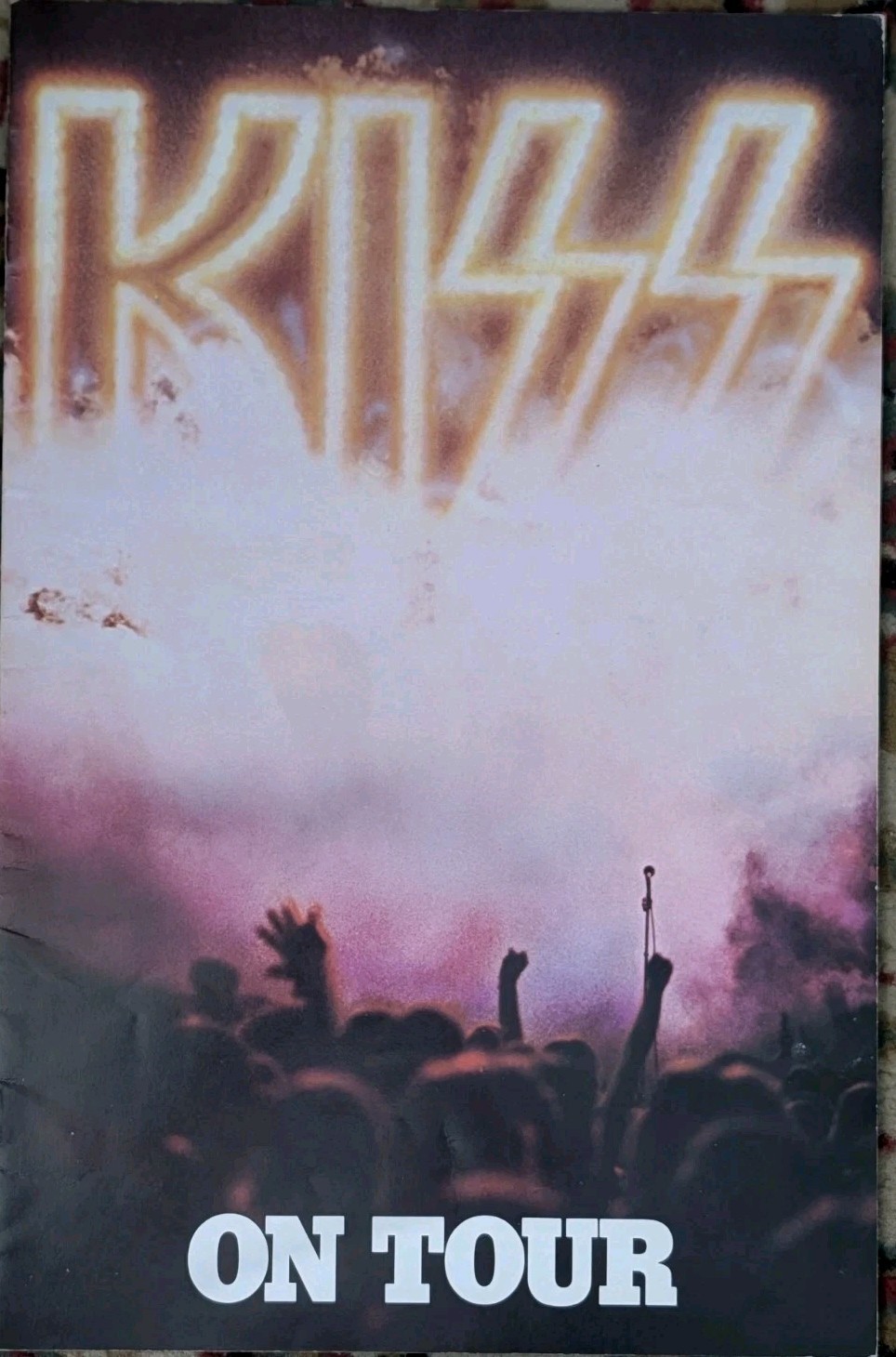 Vintage 1976 KISS Tour Book Concert Program Rock & Roll Over INTACT IRON-ON EX