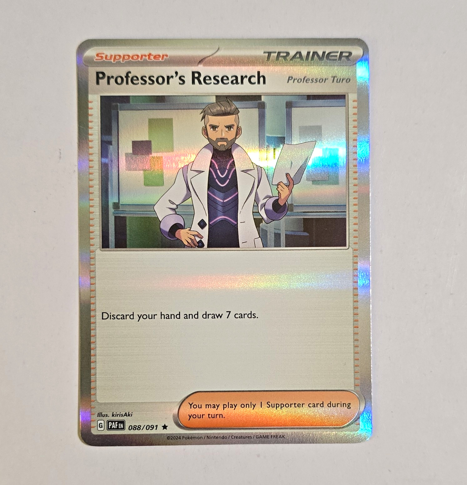 Pokemon TCG Professor\'s Research [Professor Turo] 190/198 Holo