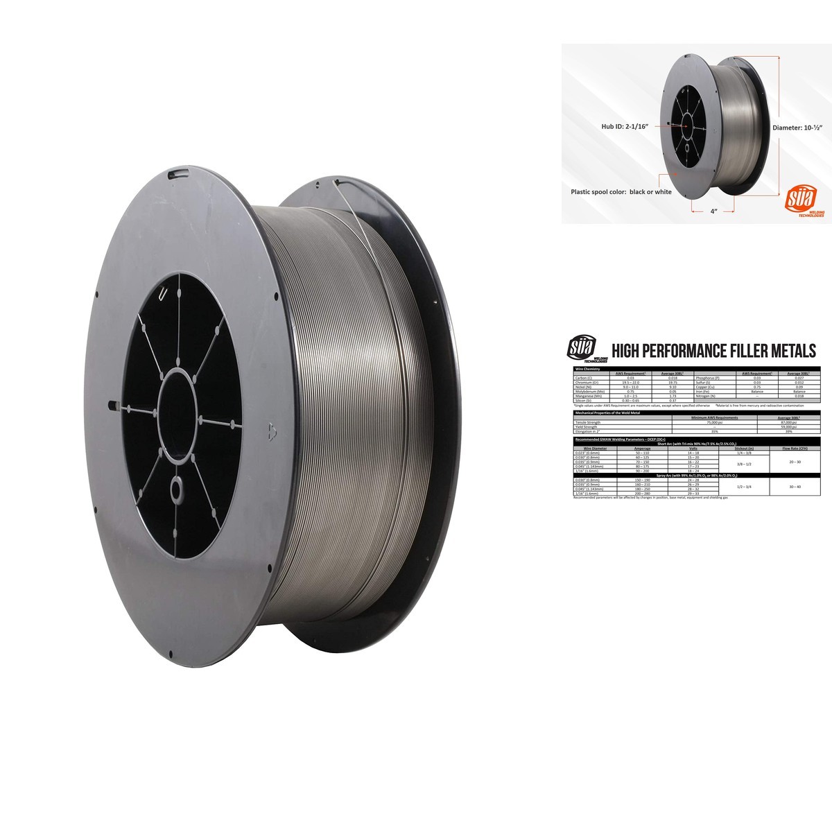 SÜA ER308L MIG Welding Wire 25 Lb 0.030 SÜA ER308L MIG Welding Wire 25 Lb 0.030