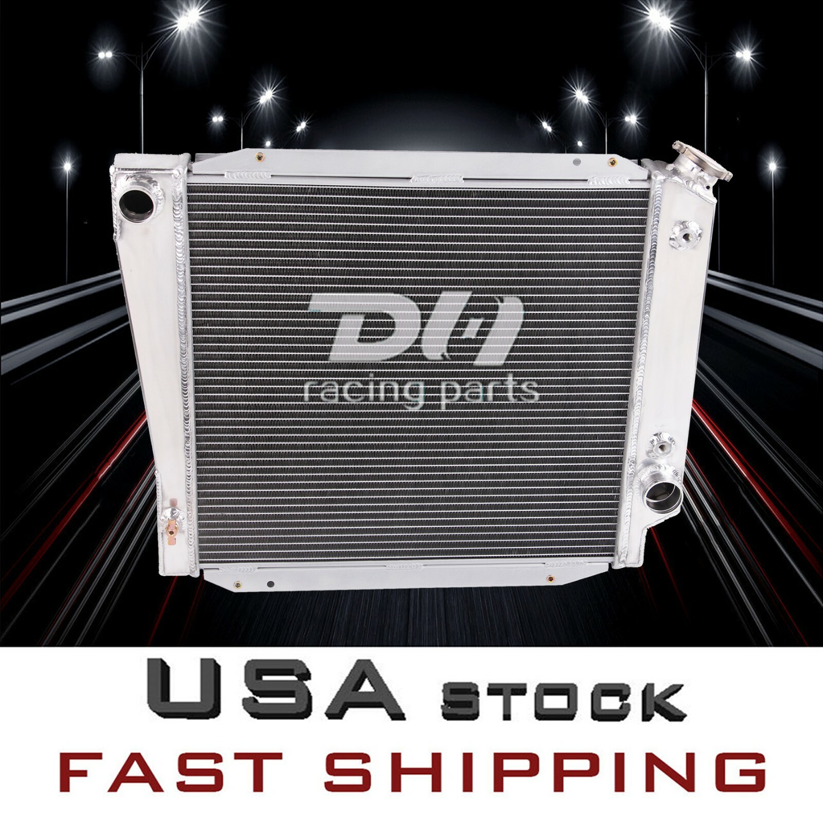 4Row Full Aluminum Radiator Fit 1966-1977 Ford Bronco 5.0L 302Cu V8 AT/MT DPI521 4Row Full Aluminum Radiator Fit 1966-1977 Ford Bronco 5.0L 302Cu V8 AT/MT DPI521
