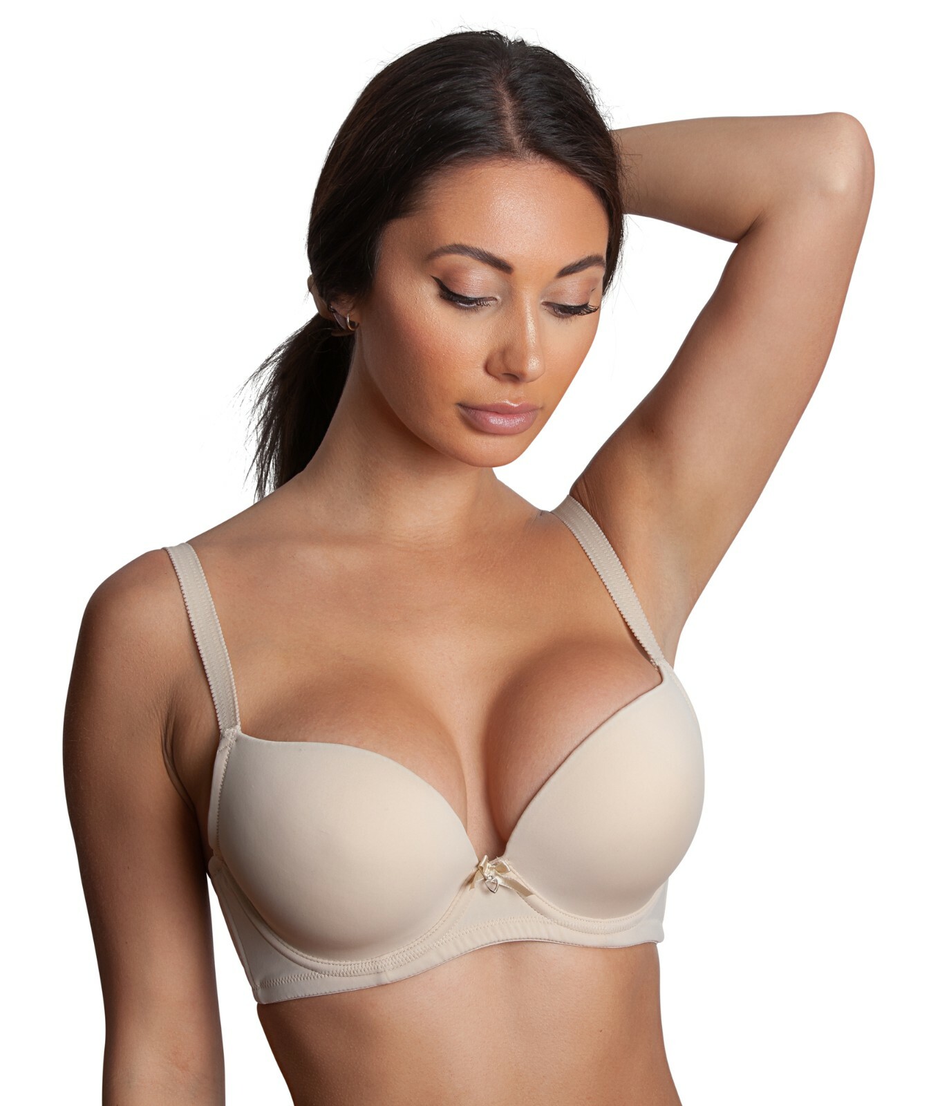 Affinitas Parfait Jeanie Molded Plunge Smooth T-shirt Bra 4801 SIZE 36D