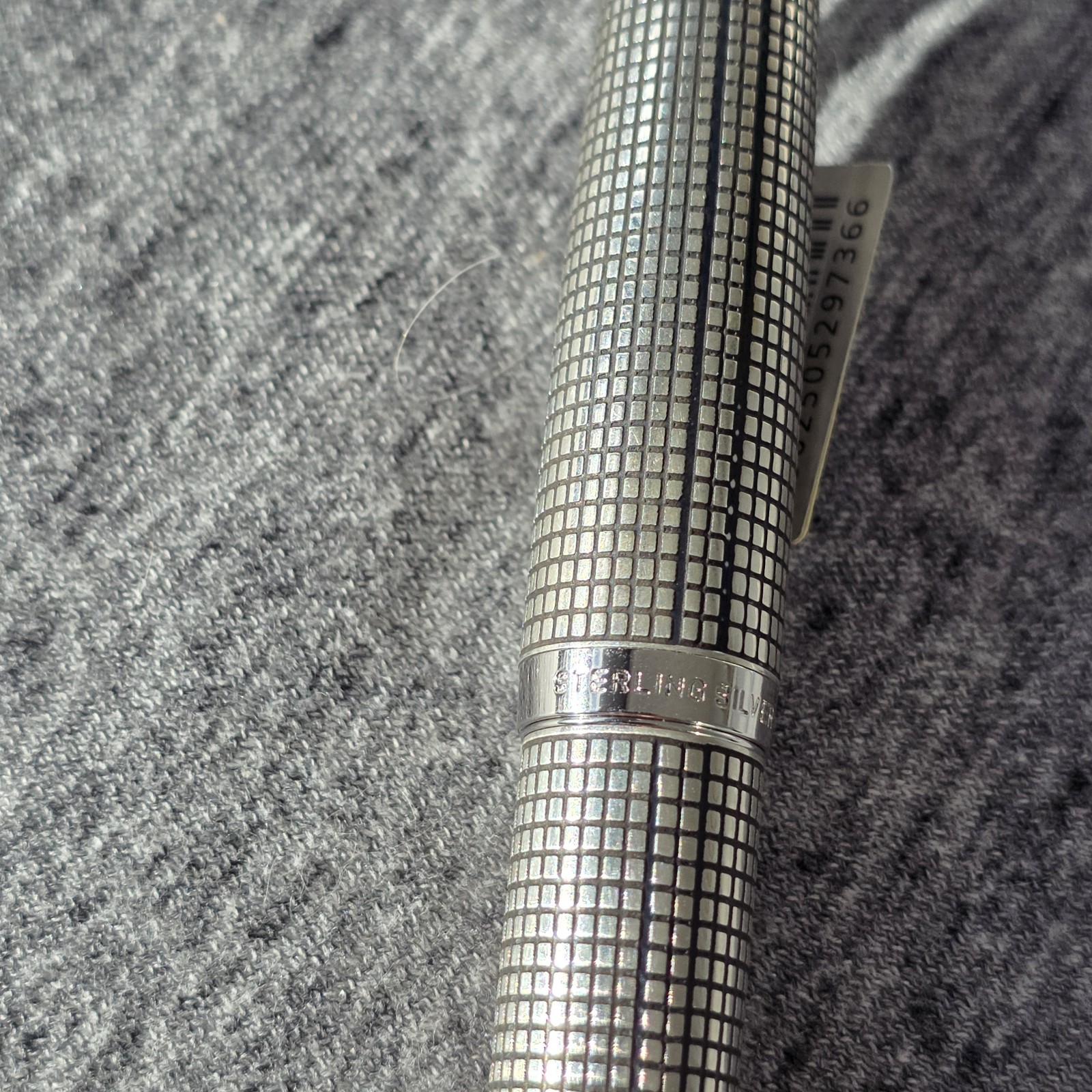 Pilot SILVERN (Sterling Silver) 18K Fountain Pen Lattice F nib vintage NOS Pilot SILVERN (Sterling Silver) 18K Fountain Pen Lattice F nib vintage NOS