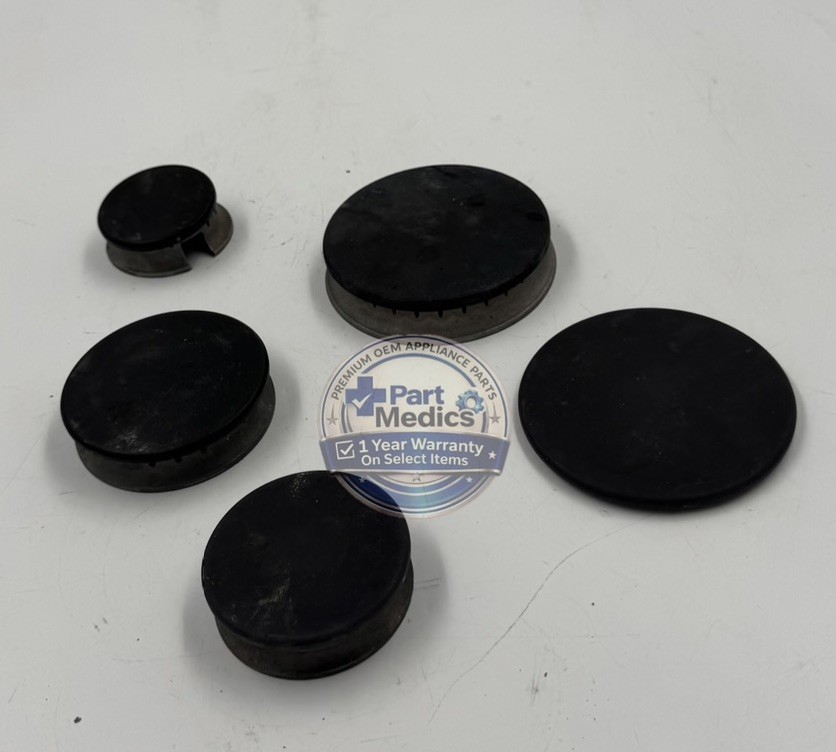✅ 9 PIECE SET OEM Frigidaire Range Burners & Caps 316212400 AP2126444 SHIPS FREE