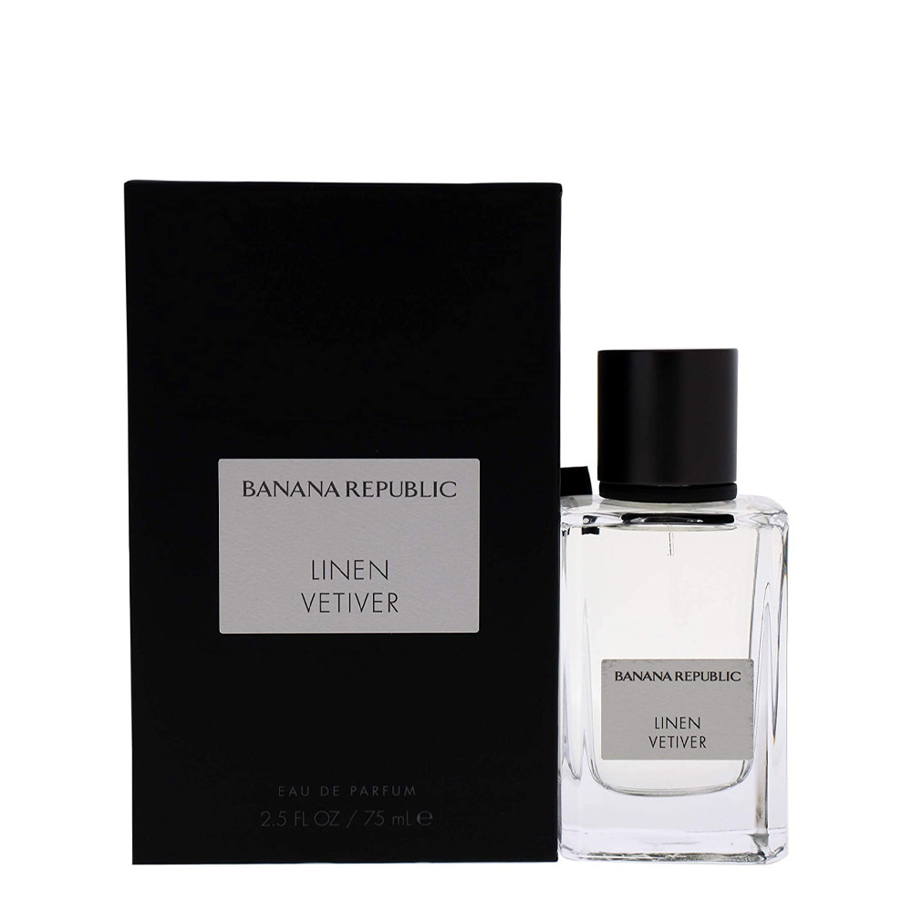 Banana Republic Icon Collection Linen Vetiver Eau De Parfum 2.5 FL OZ
