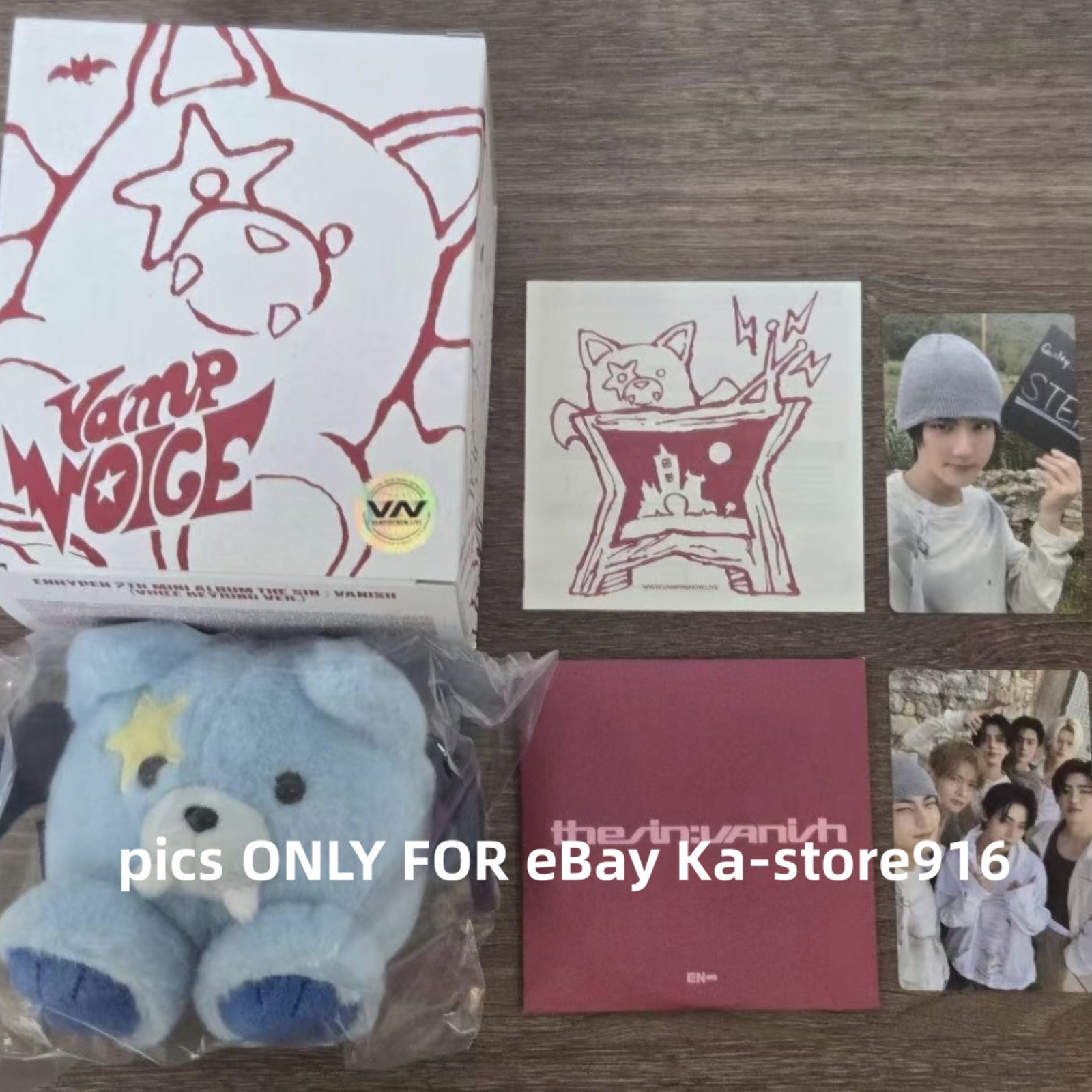 Enhypen Mini 7th Album THE SIN VANISH Voice Doll Keyring Version Keychain