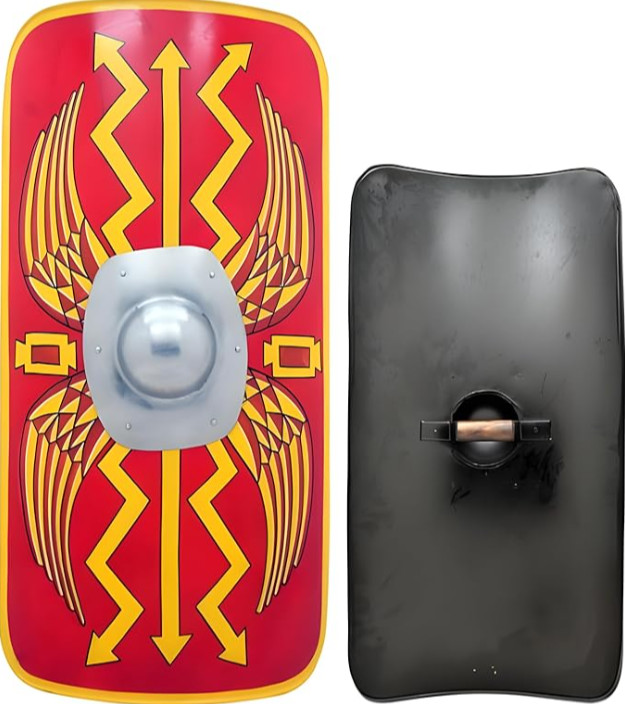 18 G Medieval Warrior Functional Medieval Roman Armor Legion Scutum Shield