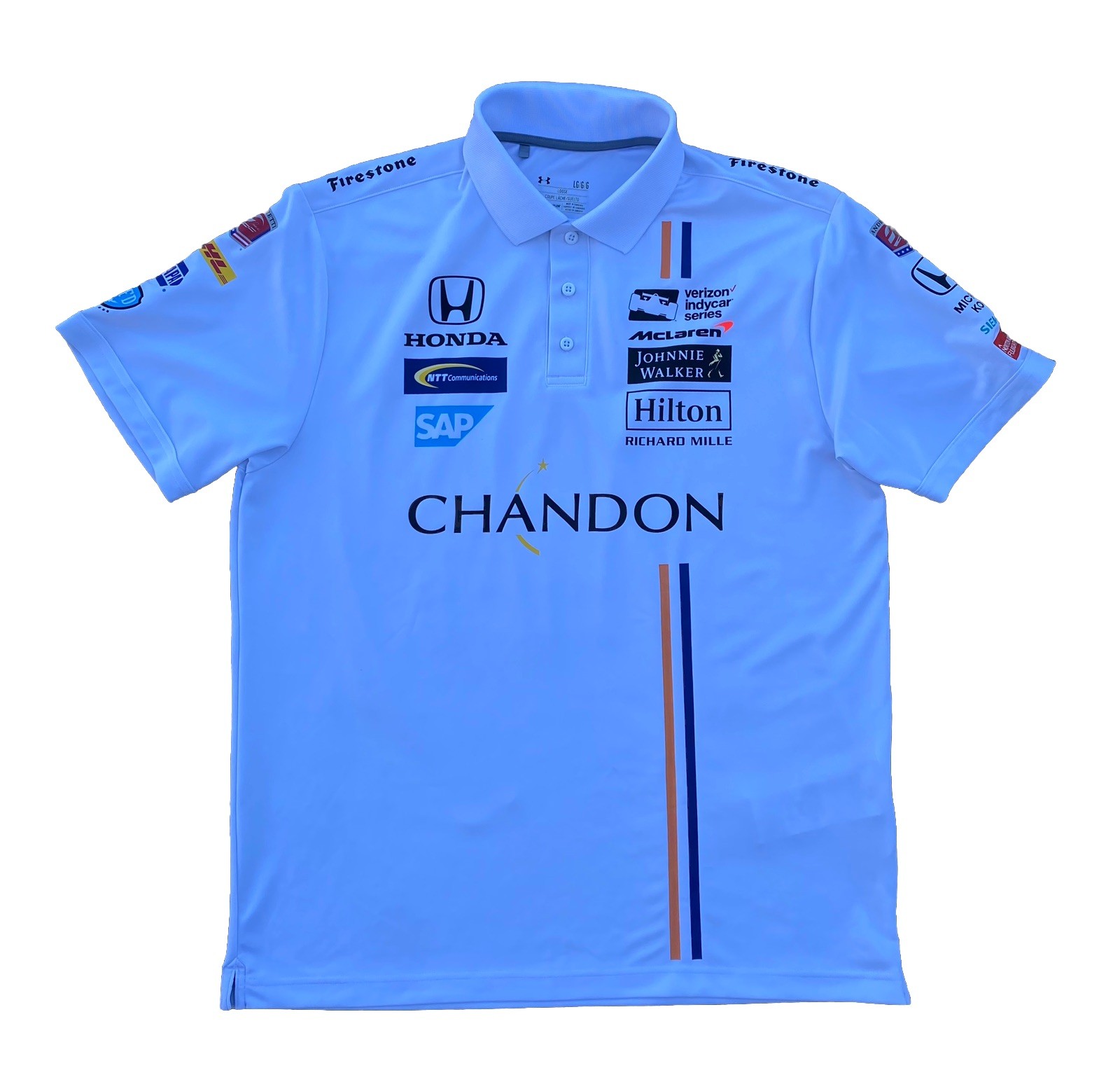 Under Armour Indy 500 Andretti Racing McLaren Honda Crew Polo Men’s Large 2017