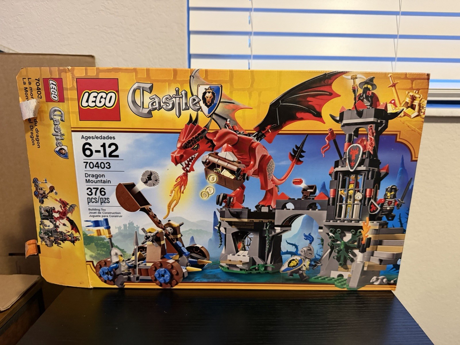 LEGO Castle: Dragon Mountain (70403) New Open Box . Bags Sealed
