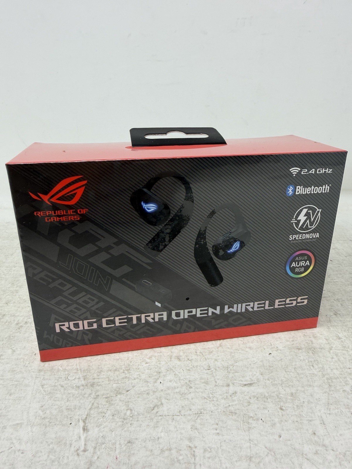 🔥Sealed🔥 Asus ROG Cetra Open Wireless Ear-Hook Bluetooth Earbuds - Black 🔥Sealed🔥 Asus ROG Cetra Open Wireless Ear-Hook Bluetooth Earbuds - Black