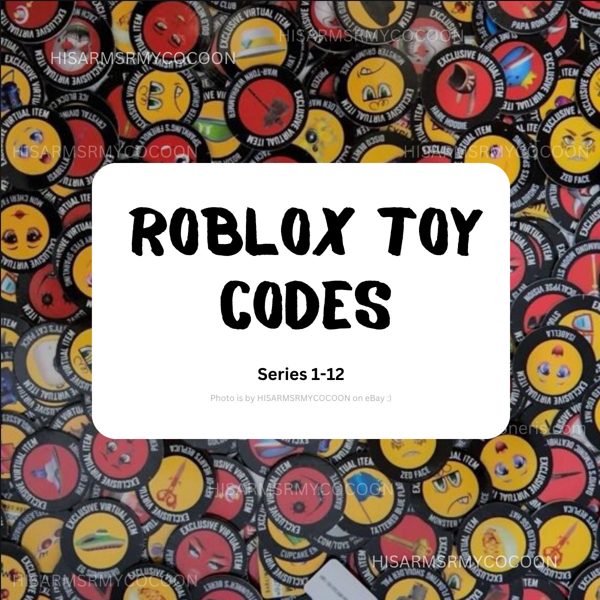 ROBLOX Toy Redemption Code Series 1-12 | Digital Virtual Item