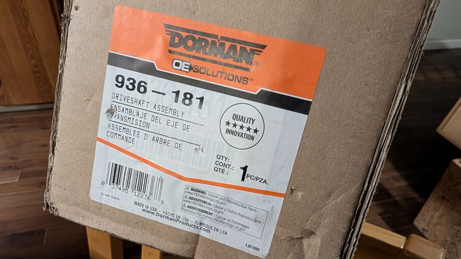 2002-2008 Dodge Ram 1500 -- Drive Shaft Dorman 936-181 