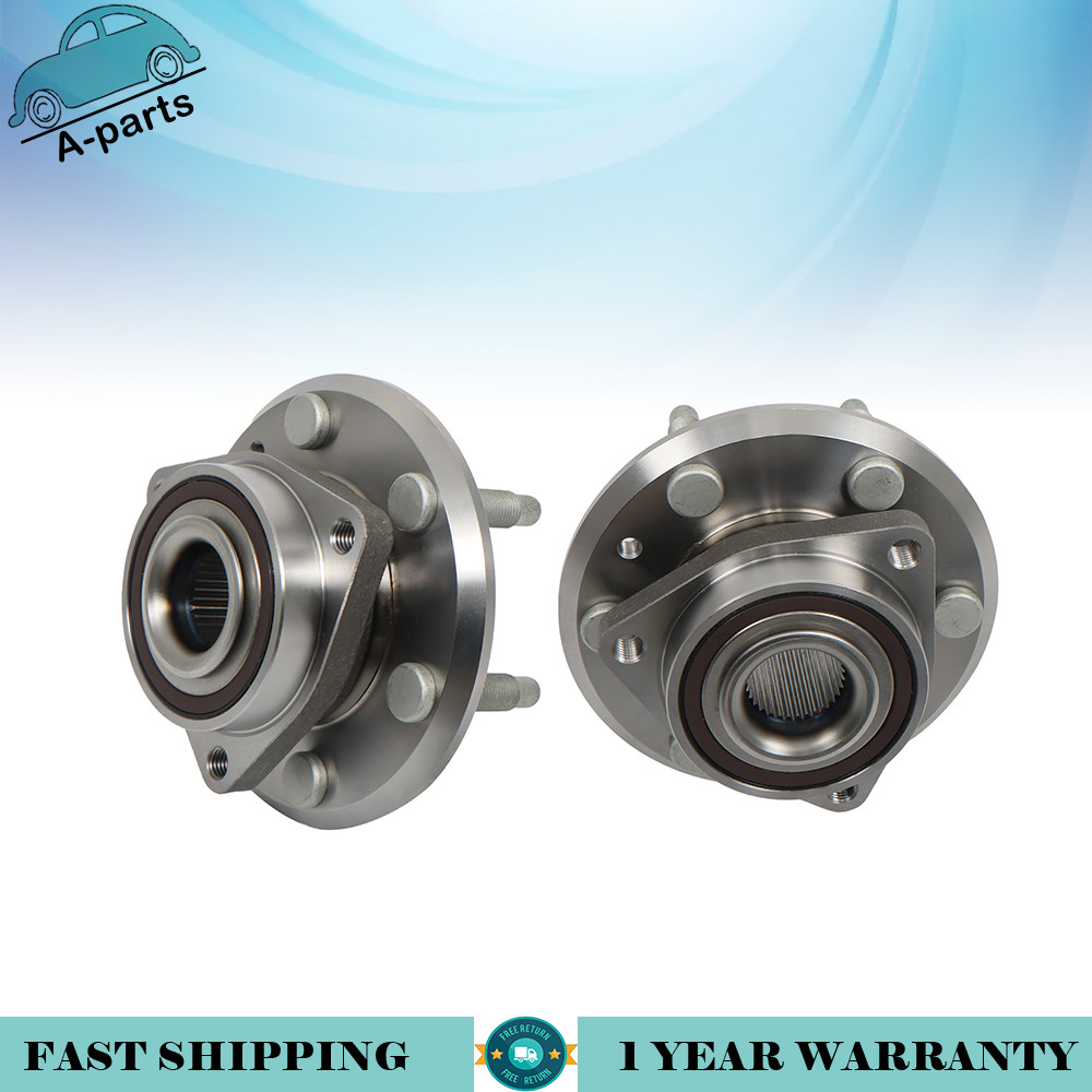 2x New Front Wheel Hub Bearings Fit For Chevy Traverse GMC Acadia Buick Enclave