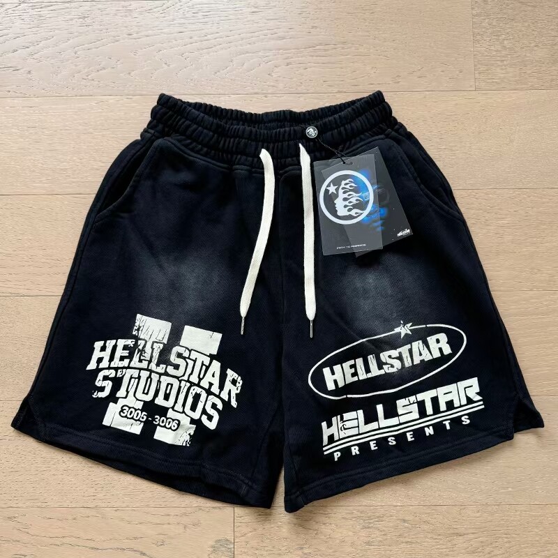 NEW Hell Beauty Star Trendy High Street Cotton Mens Leisure Shorts 2 Style