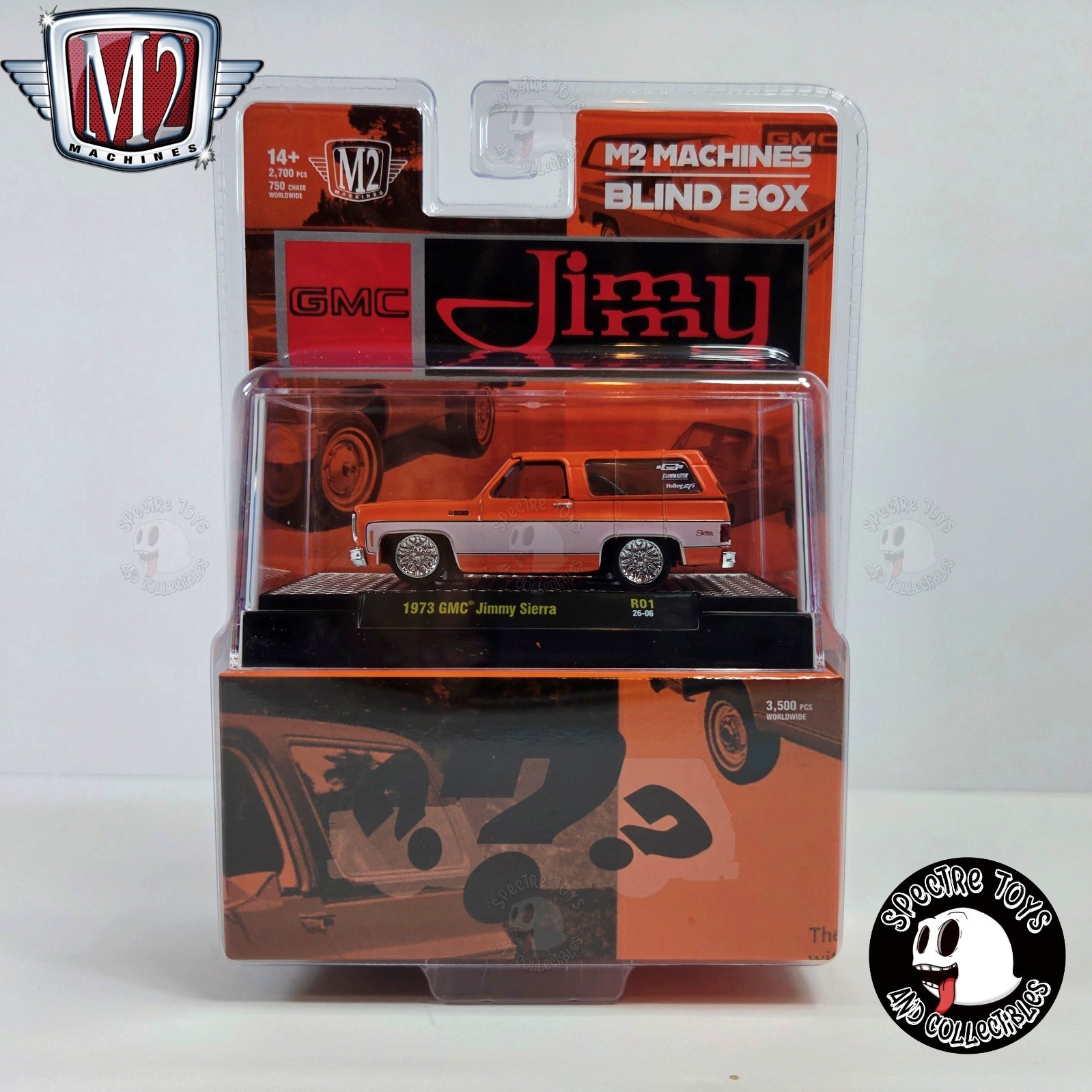 M2 Machines 1973 GMC Jimmy Sierra (Orange) - R01 26-06 Blind Box GMC