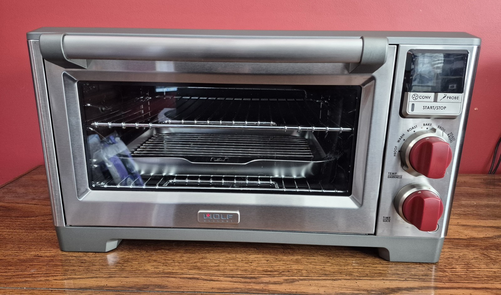 WOLF Gourmet Elite Countertop Convection Toaster Oven WGCO150S 