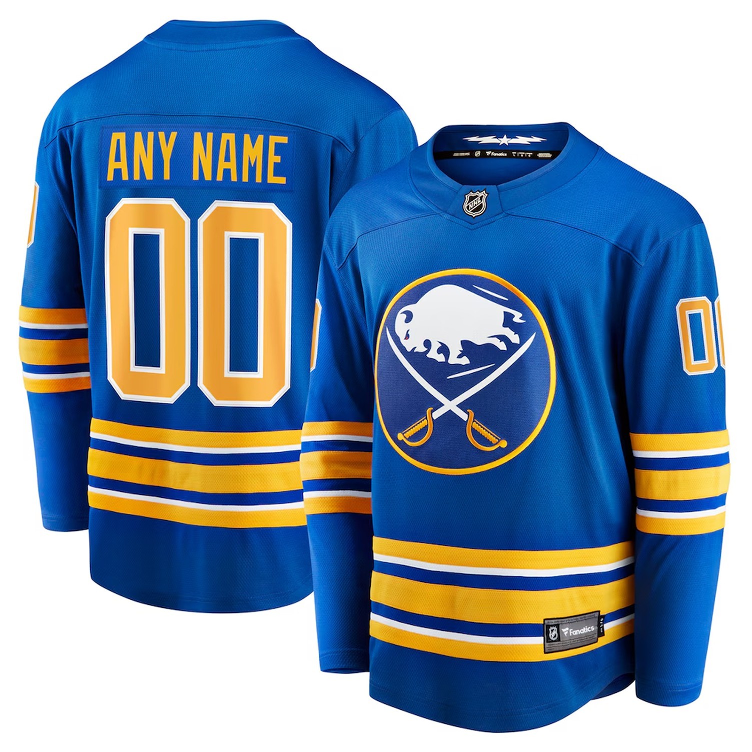 Men's Buffalo Sabres Royal Home Breakaway Custom  - Stitched 