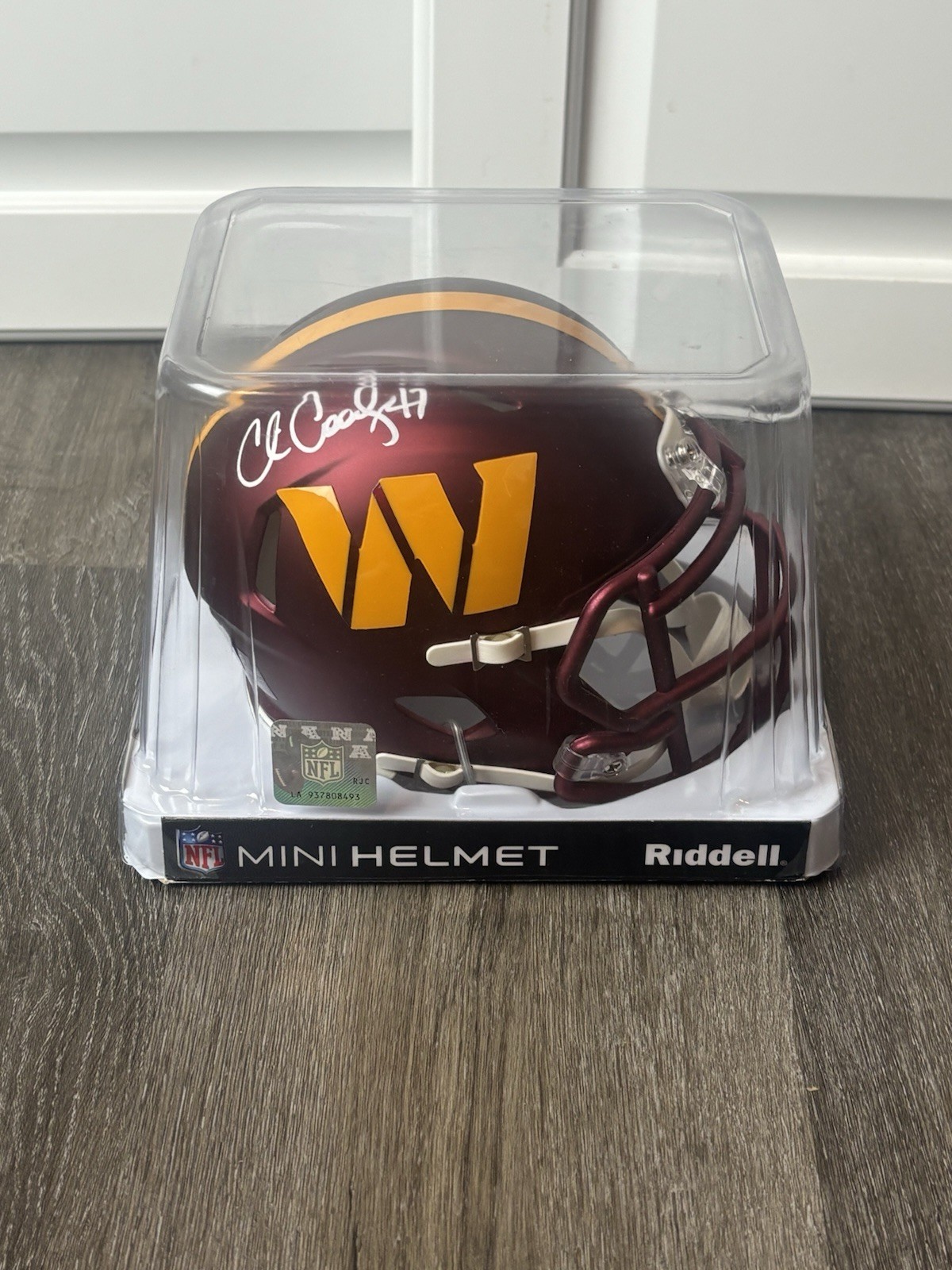 Chris Cooley Autographed Washington Commanders Eclipse Mini Helmet Beckett Chris Cooley Autographed Washington Commanders Eclipse Mini Helmet Beckett