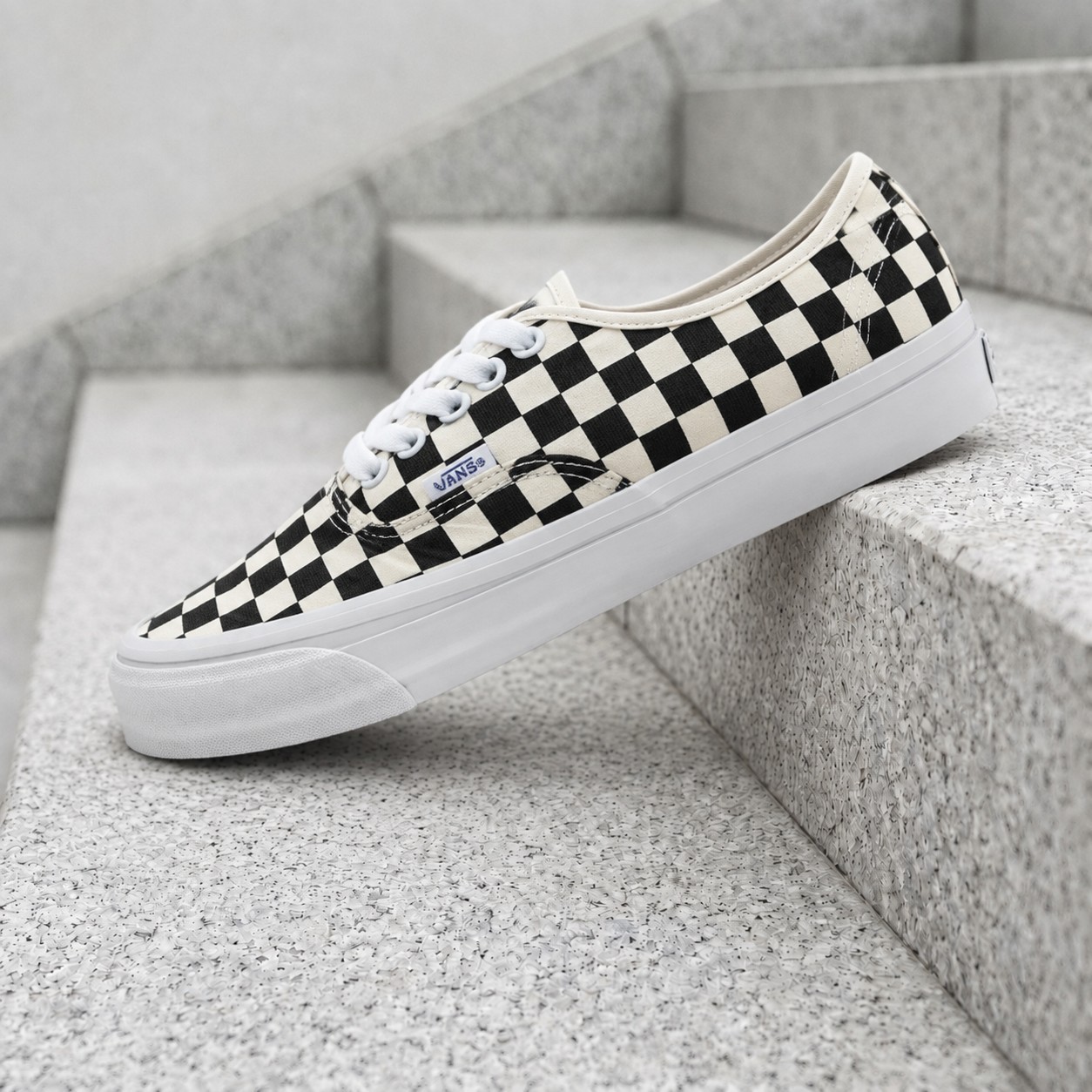 Vans LX Authentic Reissue 44 Checkerboard Black Off White VN000CQA2BO Men's New Vans LX Authentic Reissue 44 Checkerboard Black Off White VN000CQA2BO Men's New