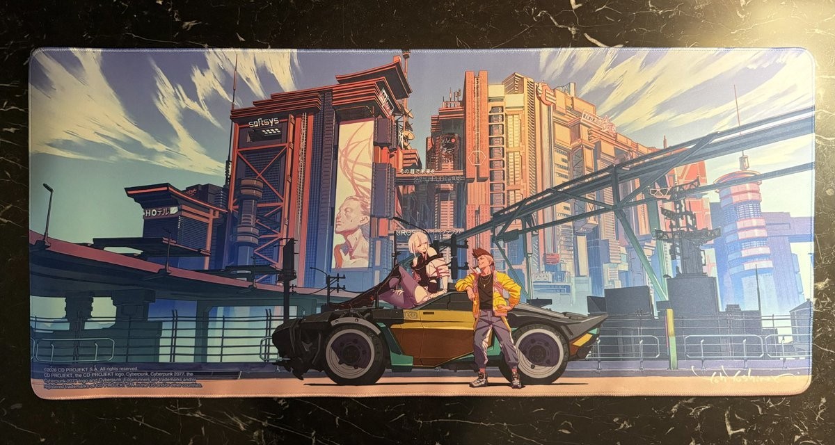 SDCC 2026 Cyberpunk Edgerunners Studio Trigger Good Smile Desk Mat SDCC 2026 Cyberpunk Edgerunners Studio Trigger Good Smile Desk Mat