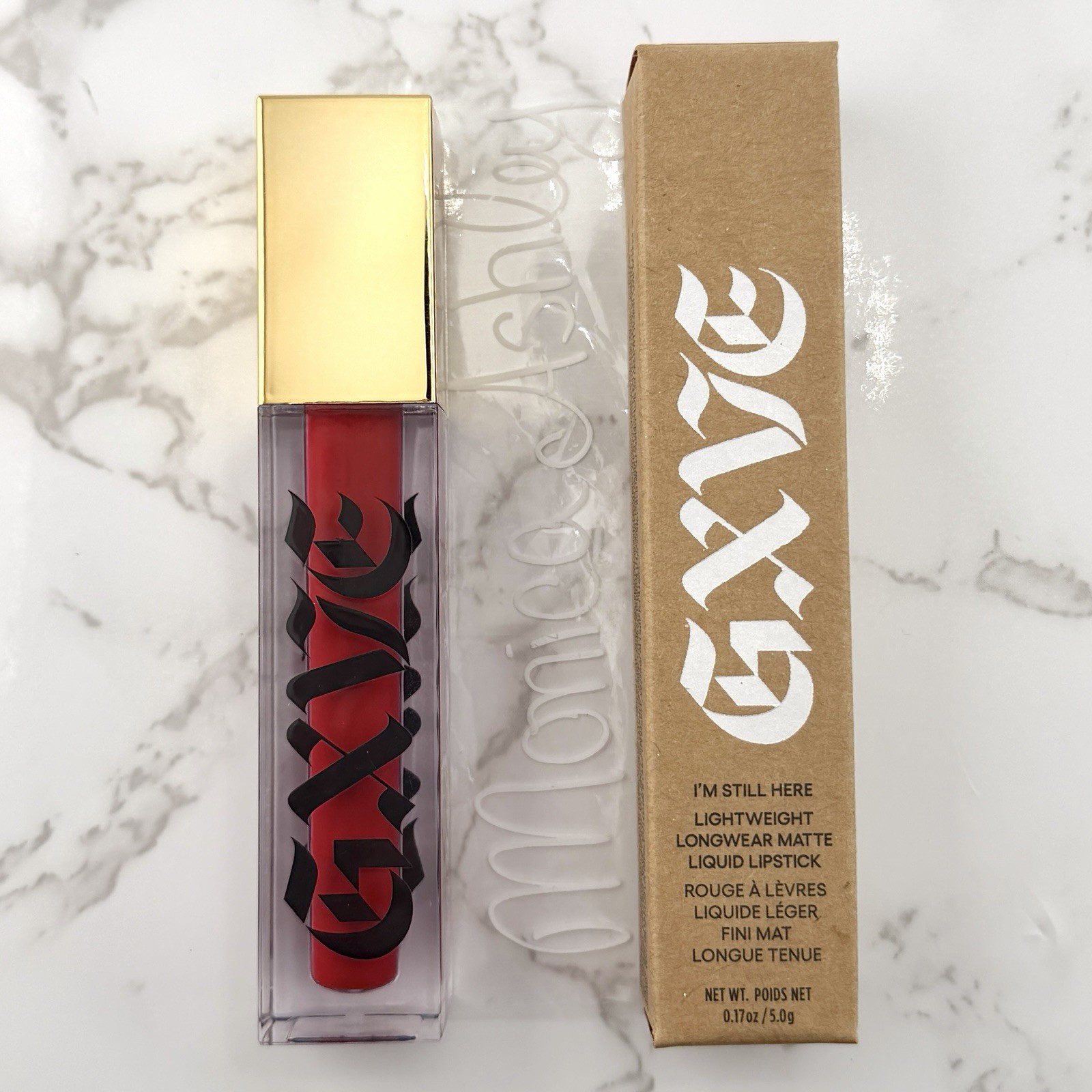 GXVE I\'m Still Here Long-wear Matte Liquid Lipstick Original Recipe Red New Box GXVE I\'m Still Here Long-wear Matte Liquid Lipstick Original Recipe Red New Box