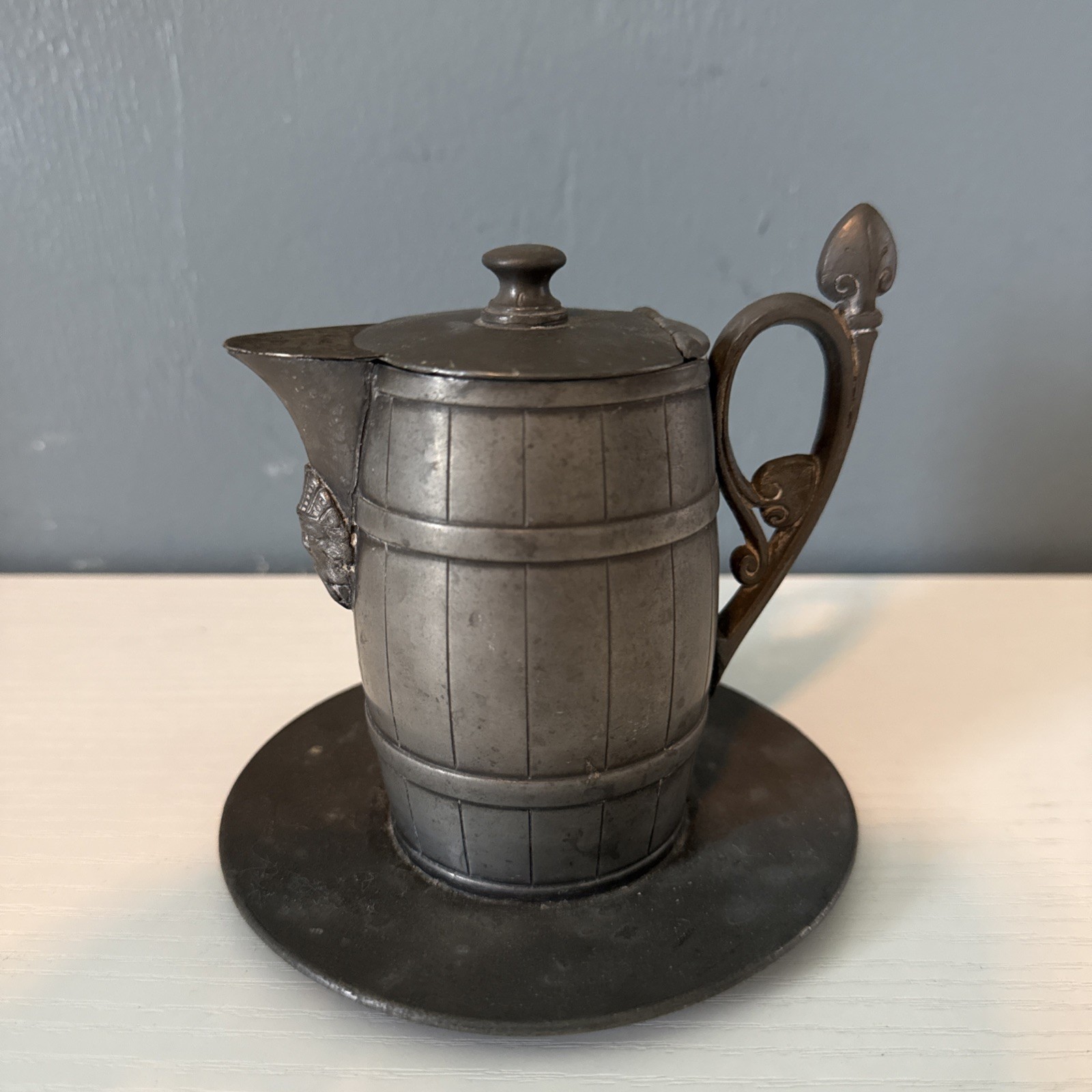 Reed And Barton Vintage Barrel Form Creamer Pitcher Reed And Barton Vintage Barrel Form Creamer Pitcher