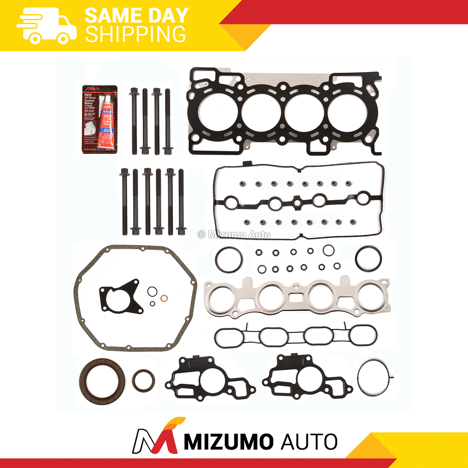 Full Gasket Set Head Bolts Fit 07-12 Nissan Sentra Versa Cube MR18DE MR20DE