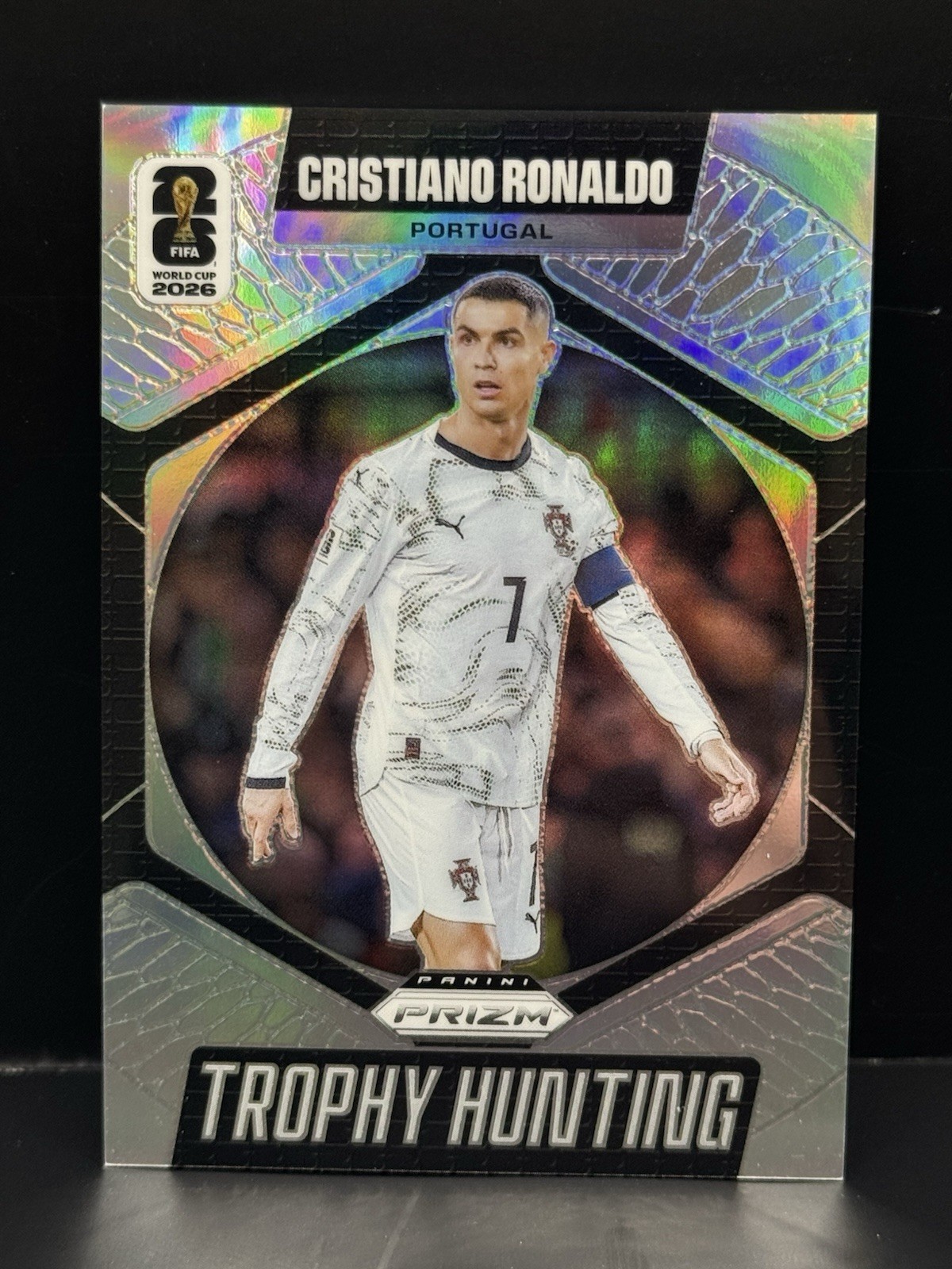 Panini Prizm 2026 Trophy Hunting Cristiano Ronaldo #17 Silver Prizm