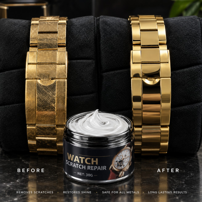 Watch Scratch Repair Polish Cream 30g for Stainless Steel Metal Watches
