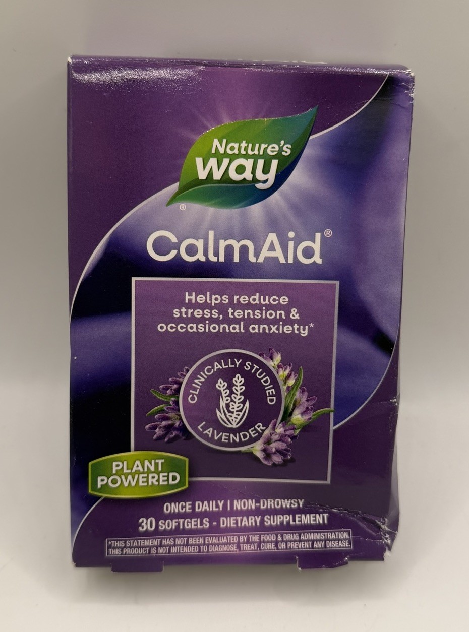 2 x Nature’s Way Calm Aid lavender 30 Softgels EXP: 11/2026