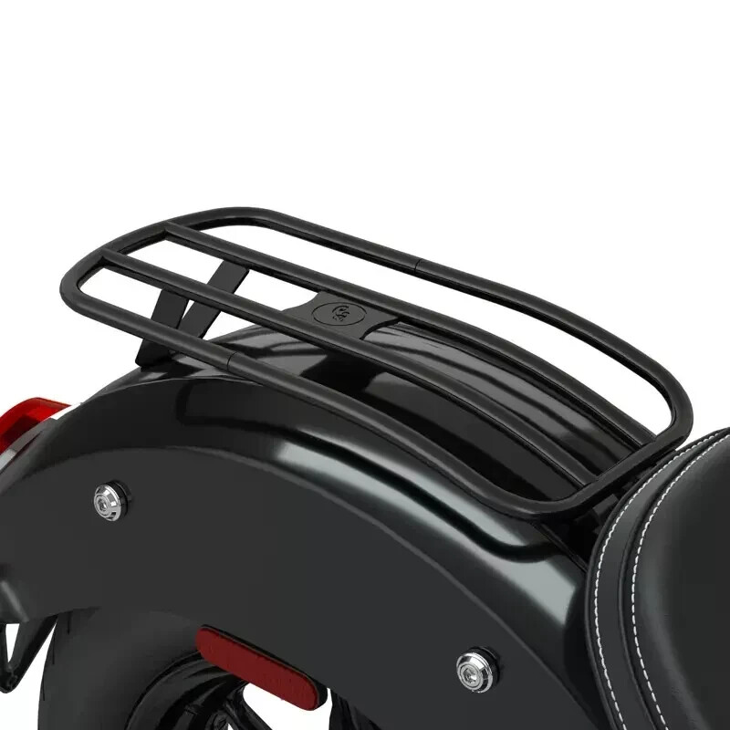 OEM Indian Solo Luggage Rack, Thunder Black 2885133-266