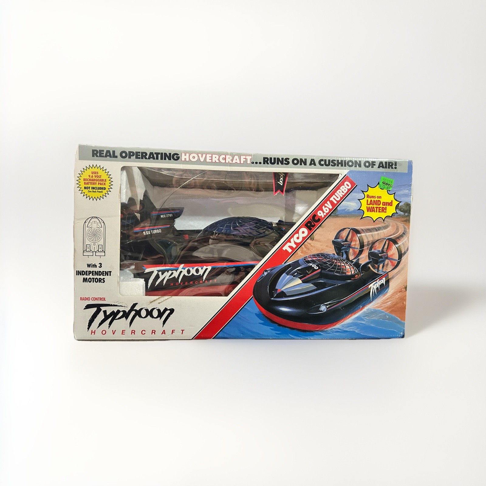 TAYIO TYCO 1989 Remote Control 9.6V Turbo Typhoon Hovercraft BRAND NEW AND RARE