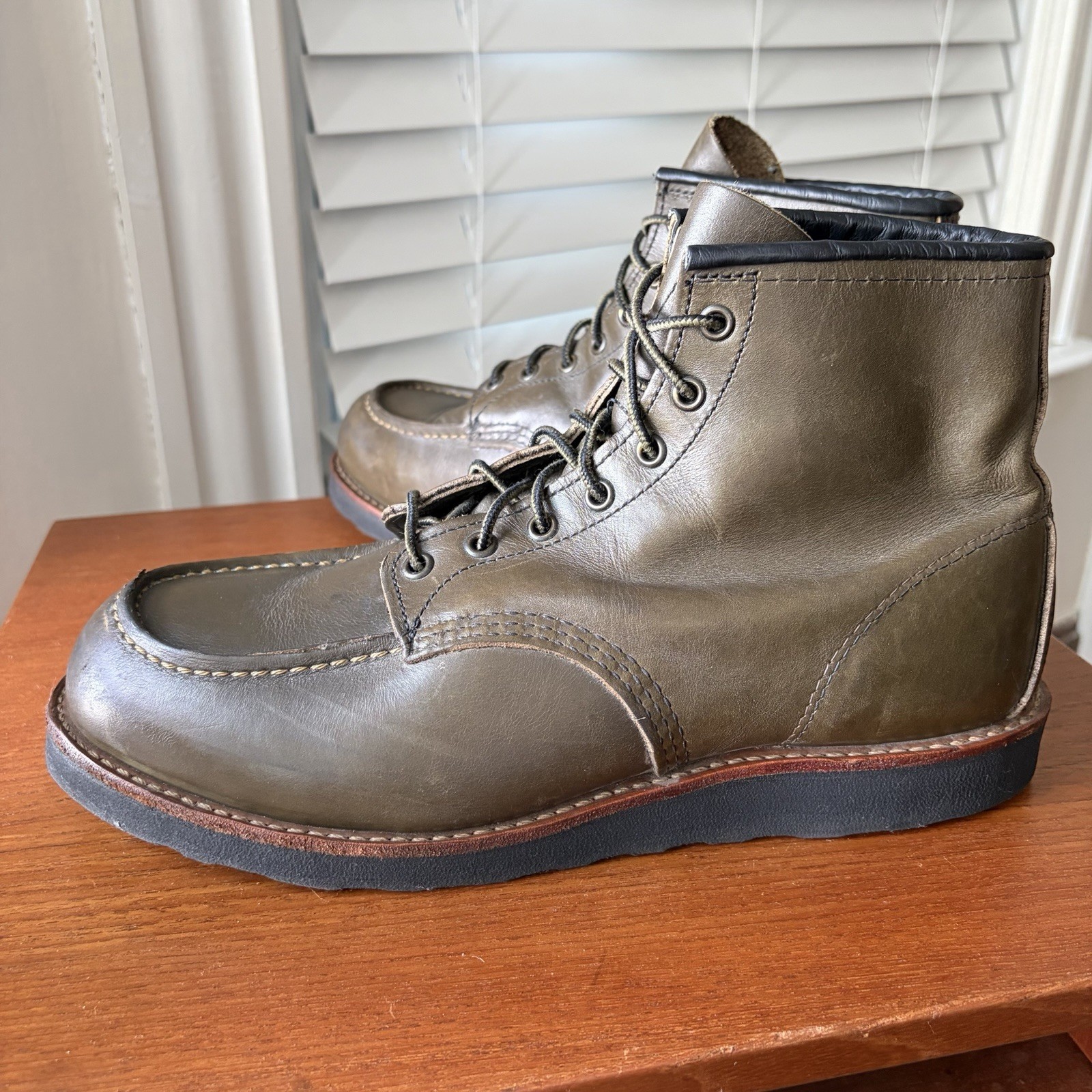 RED WING 11.5D ALPINE PORTAGE MOC TOE HERITAGE BOOTS 8828 11.5 D