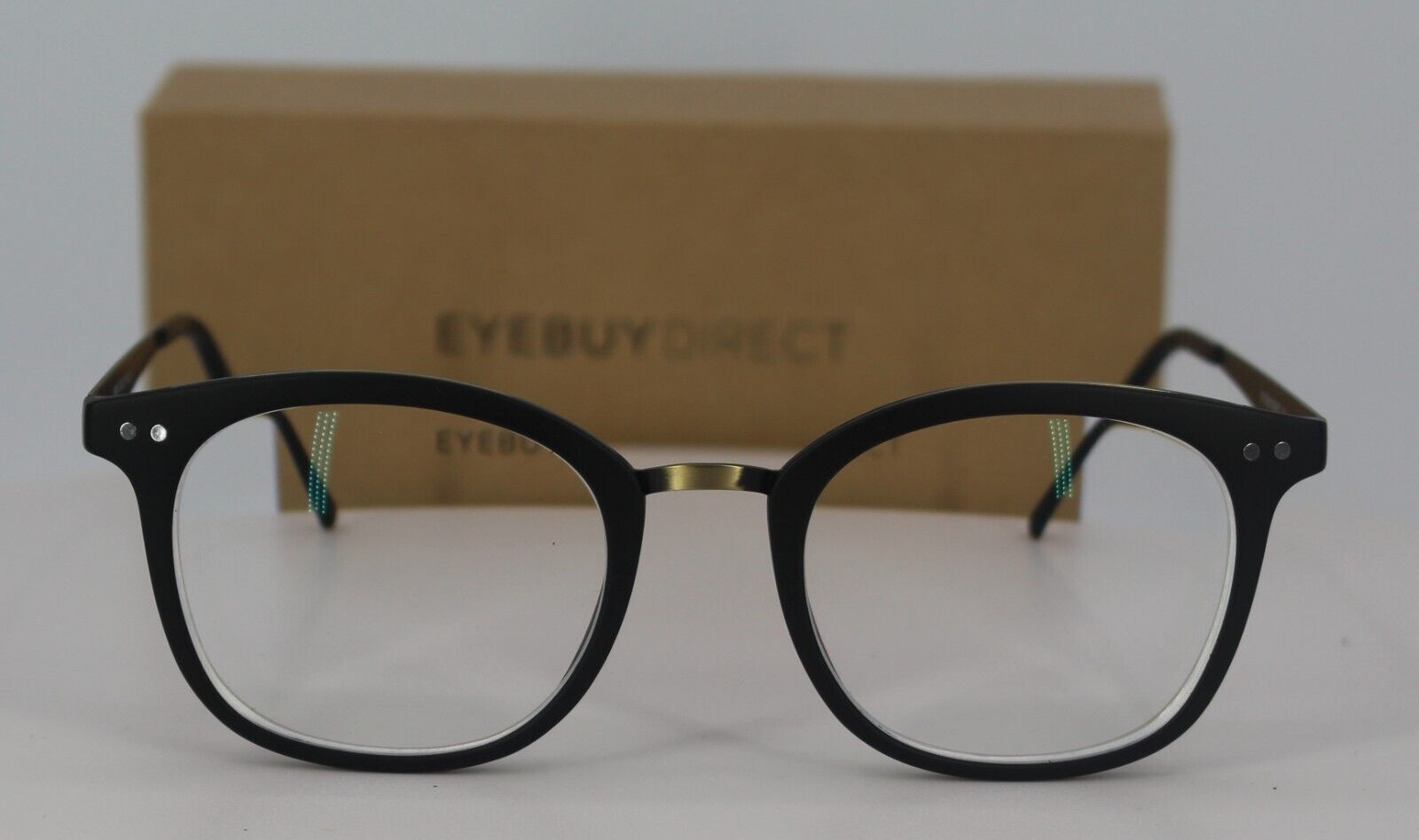 Eyebuydirect Lyric Black L 51-21-140 Square Eyeglasses FRAMES ONLY Eyebuydirect Lyric Black L 51-21-140 Square Eyeglasses FRAMES ONLY