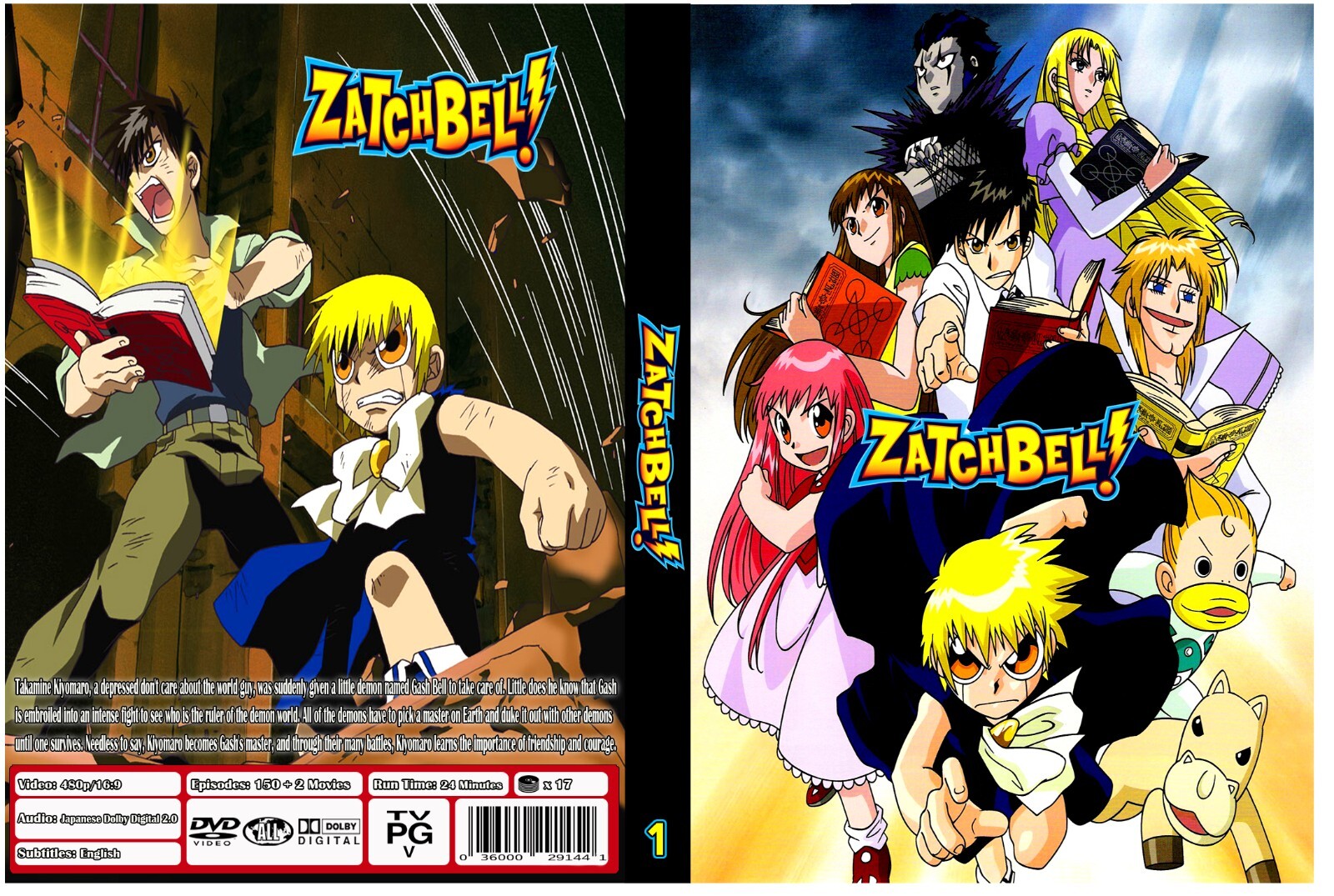 Zatch Bell Complete Anime Series Episodes 1-150 + 2 Movies Zatch Bell Complete Anime Series Episodes 1-150 + 2 Movies