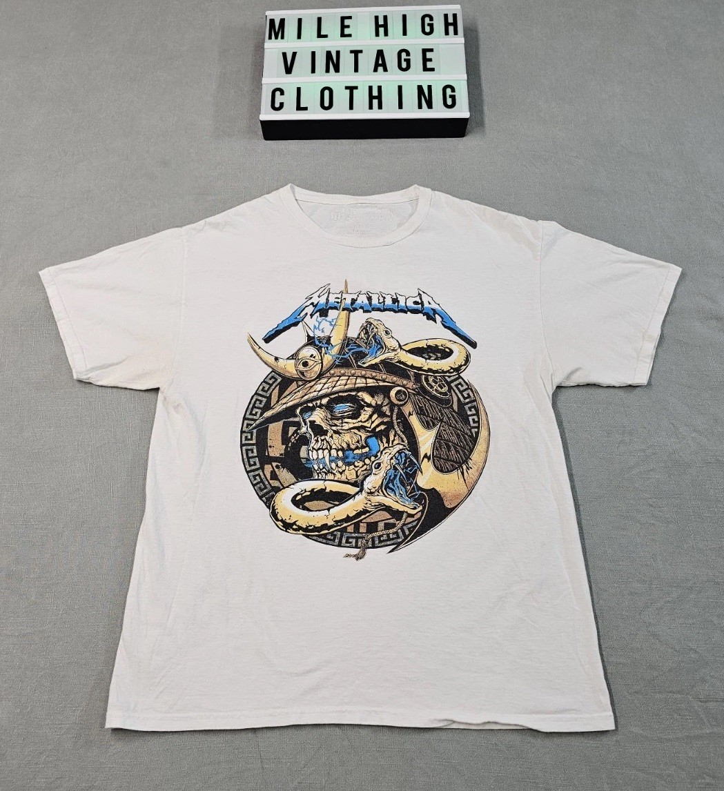 Metallica Shirt Men’s M Vintage Heavy Metal Thrash Rock Band Music Tee Scary Guy Metallica Shirt Men’s M Vintage Heavy Metal Thrash Rock Band Music Tee Scary Guy