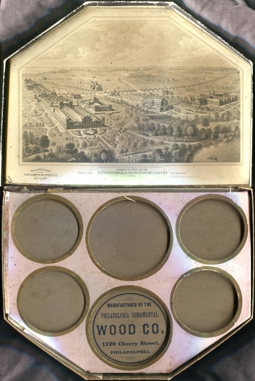 1876 CENTENNIAL INTERNATIONAL EXHIBITION PHILADELPHIA WOOD CO 6 PC SET - EC 9999