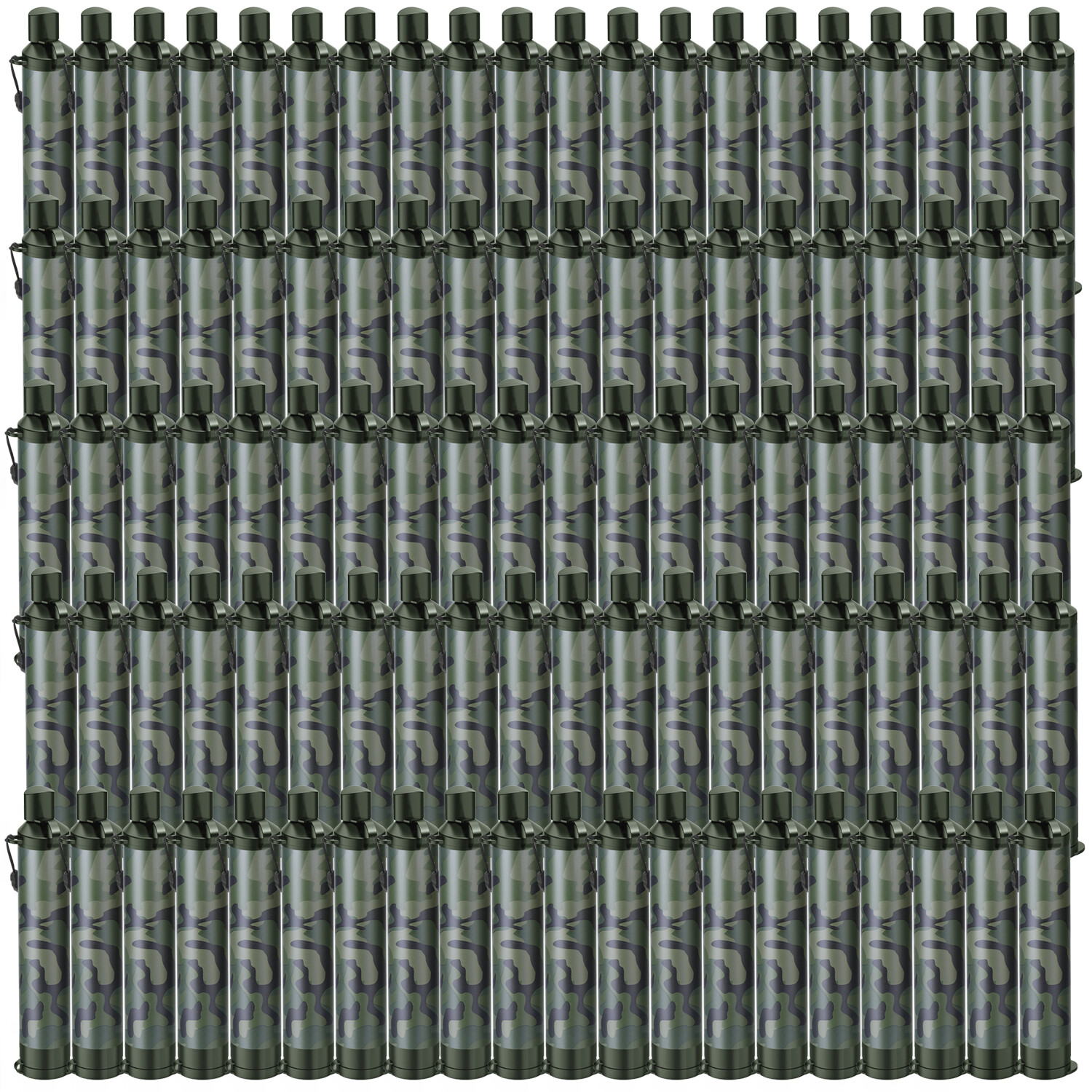 Personal Water Filter Straw,100PK 1500L Portable Water Purification Outdoor,Camo