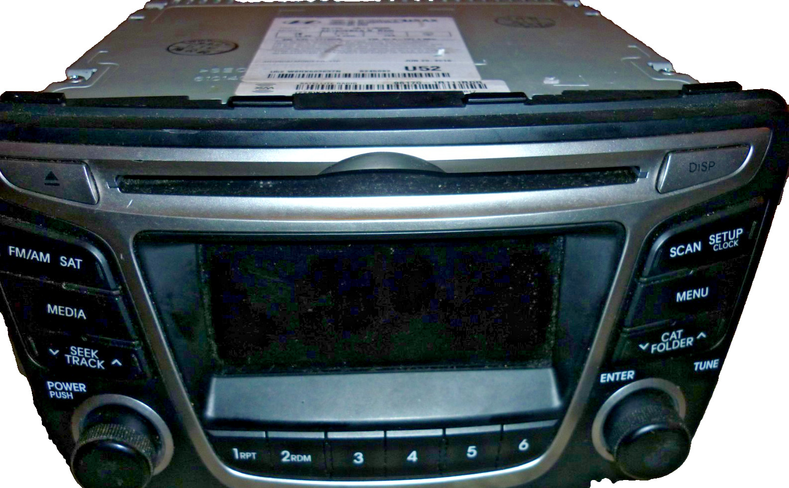 15-17 Hyundai Accent AM/FM CD MP3 XM Radio OEM 96170-1R111RDR Model AC180SBAN 15-17 Hyundai Accent AM/FM CD MP3 XM Radio OEM 96170-1R111RDR Model AC180SBAN