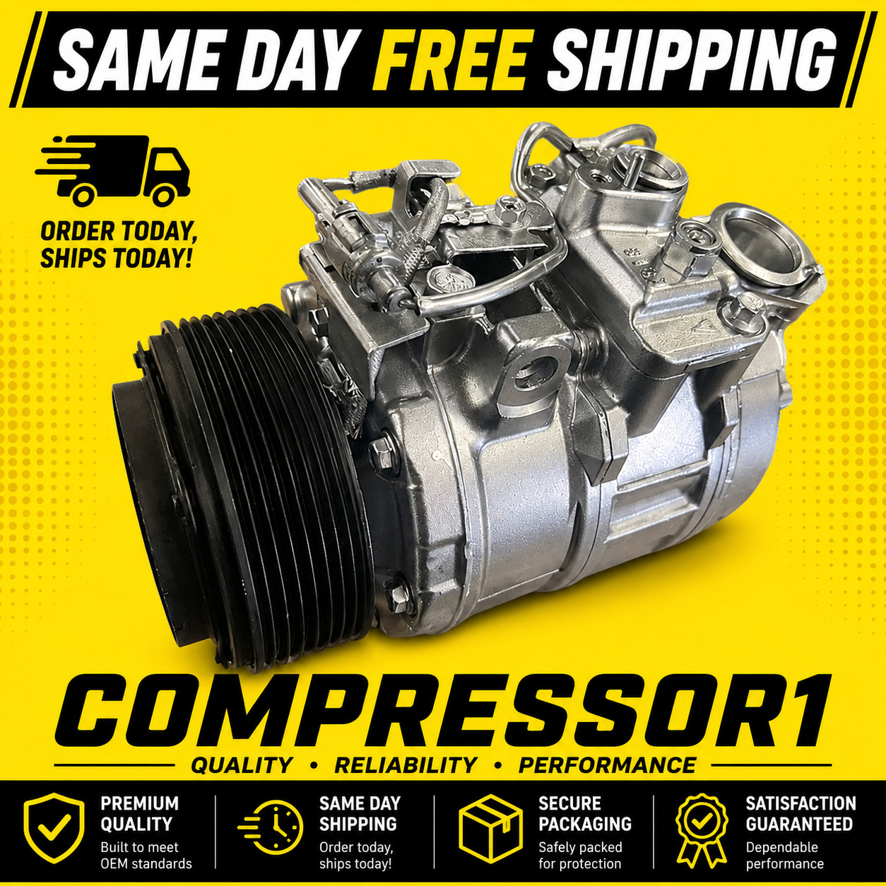 AC Compressor For 2010-2016 BMW 535i, 2015-2017 M4, 2011-2018 X5 3.0L M2 2016-17 AC Compressor For 2010-2016 BMW 535i, 2015-2017 M4, 2011-2018 X5 3.0L M2 2016-17