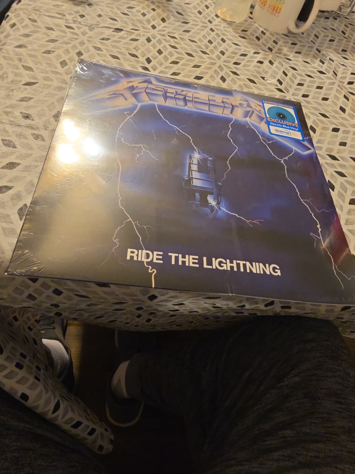 Metallica Ride The Lightning (Walmart Exclusive Electric Blue Vinyl) Sealed FS