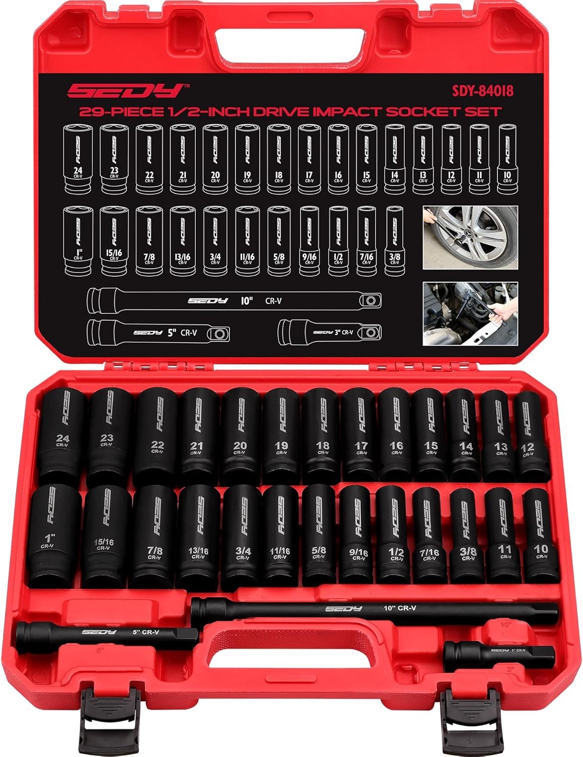29-Piece 1/2\