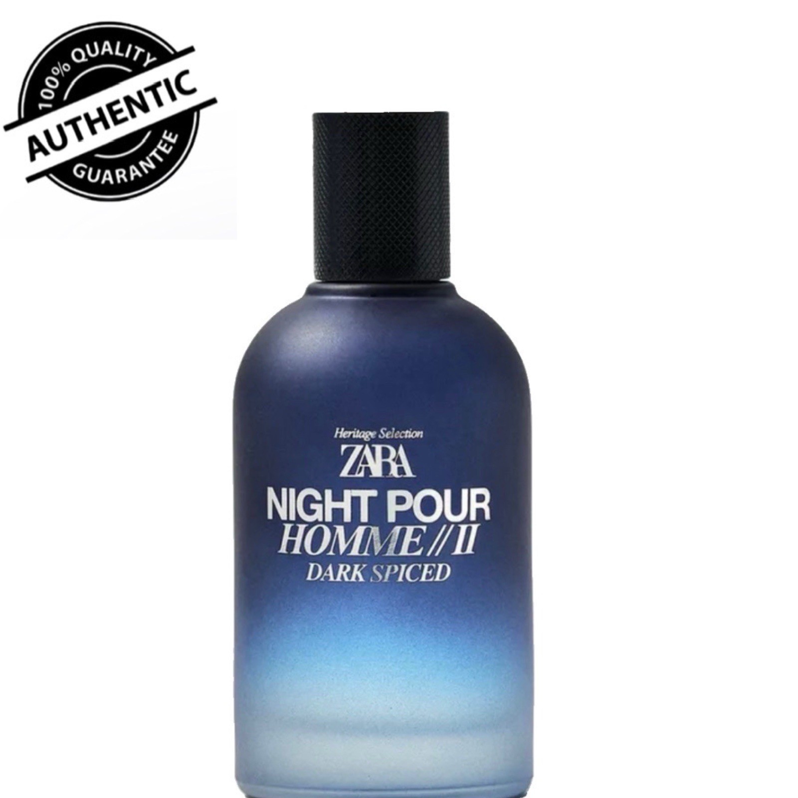 Zara Night Pour Homme II Dark Spiced Eau de Parfum 100ml / 3.4 oz Authentic